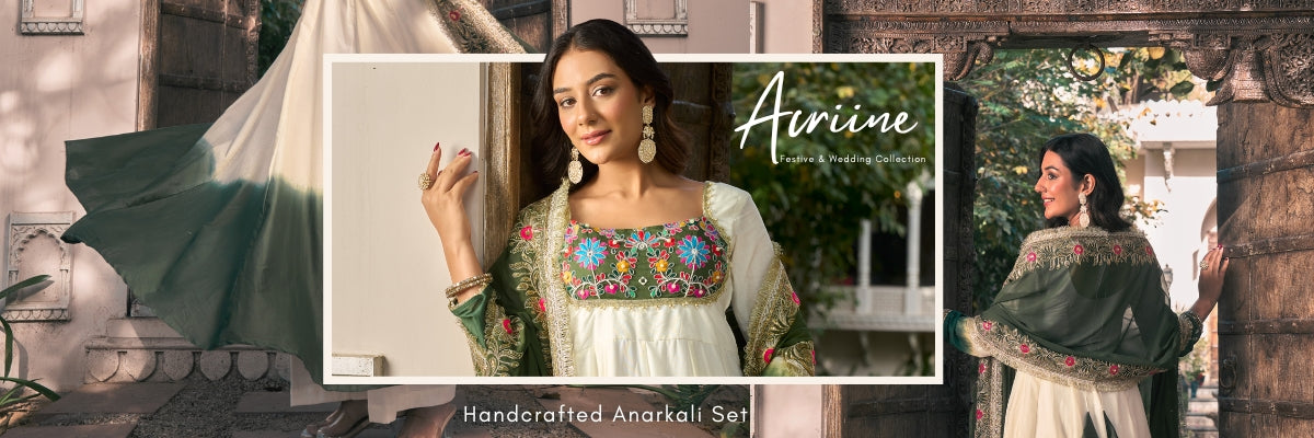 Premium Traditional Anarkali – Timeless Elegance for Weddings & Festive Wear | Acriine