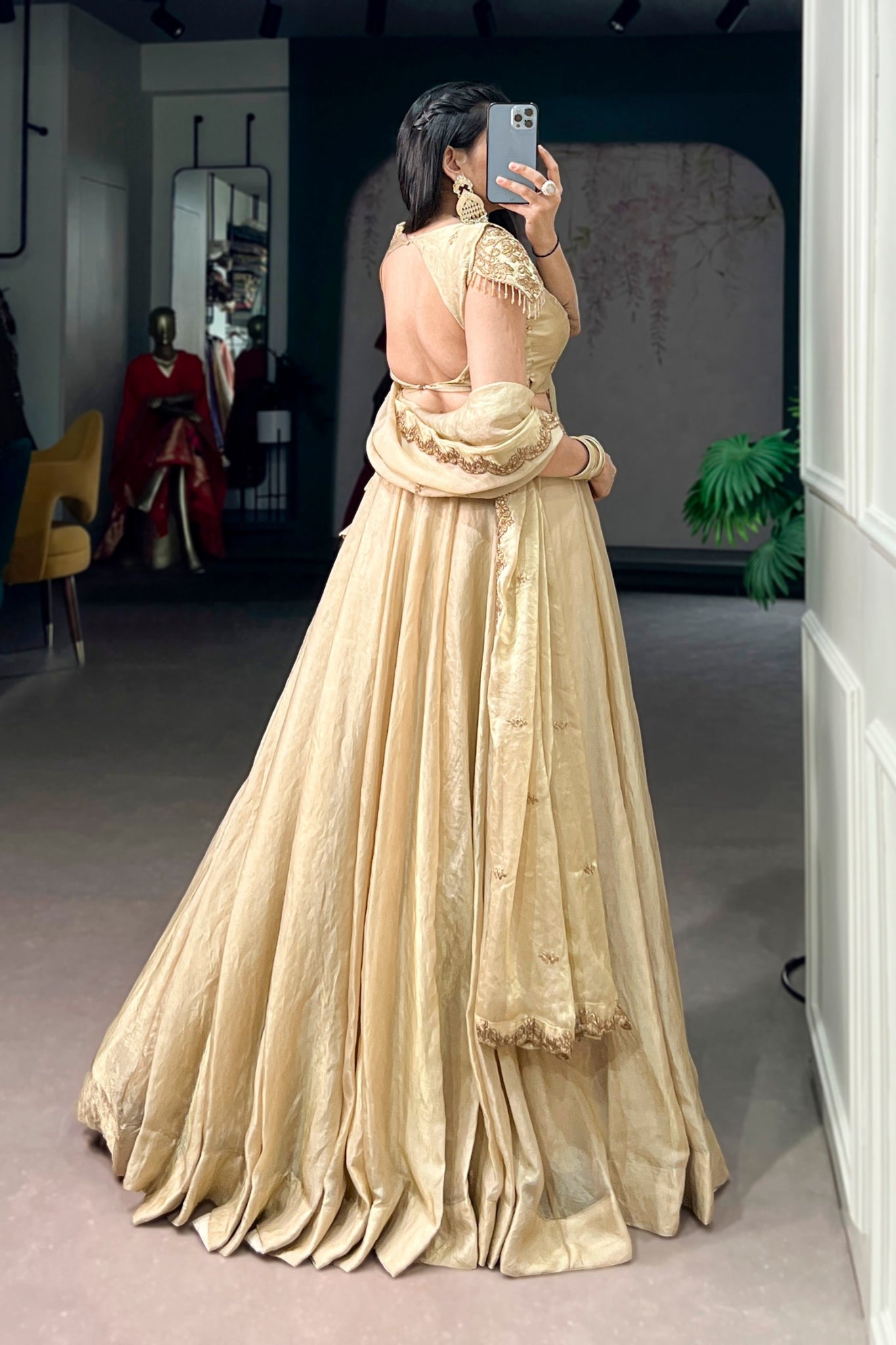 Stunning Wedding Designer Sequins Tread Embroidered Work Festive Lehenga Choli