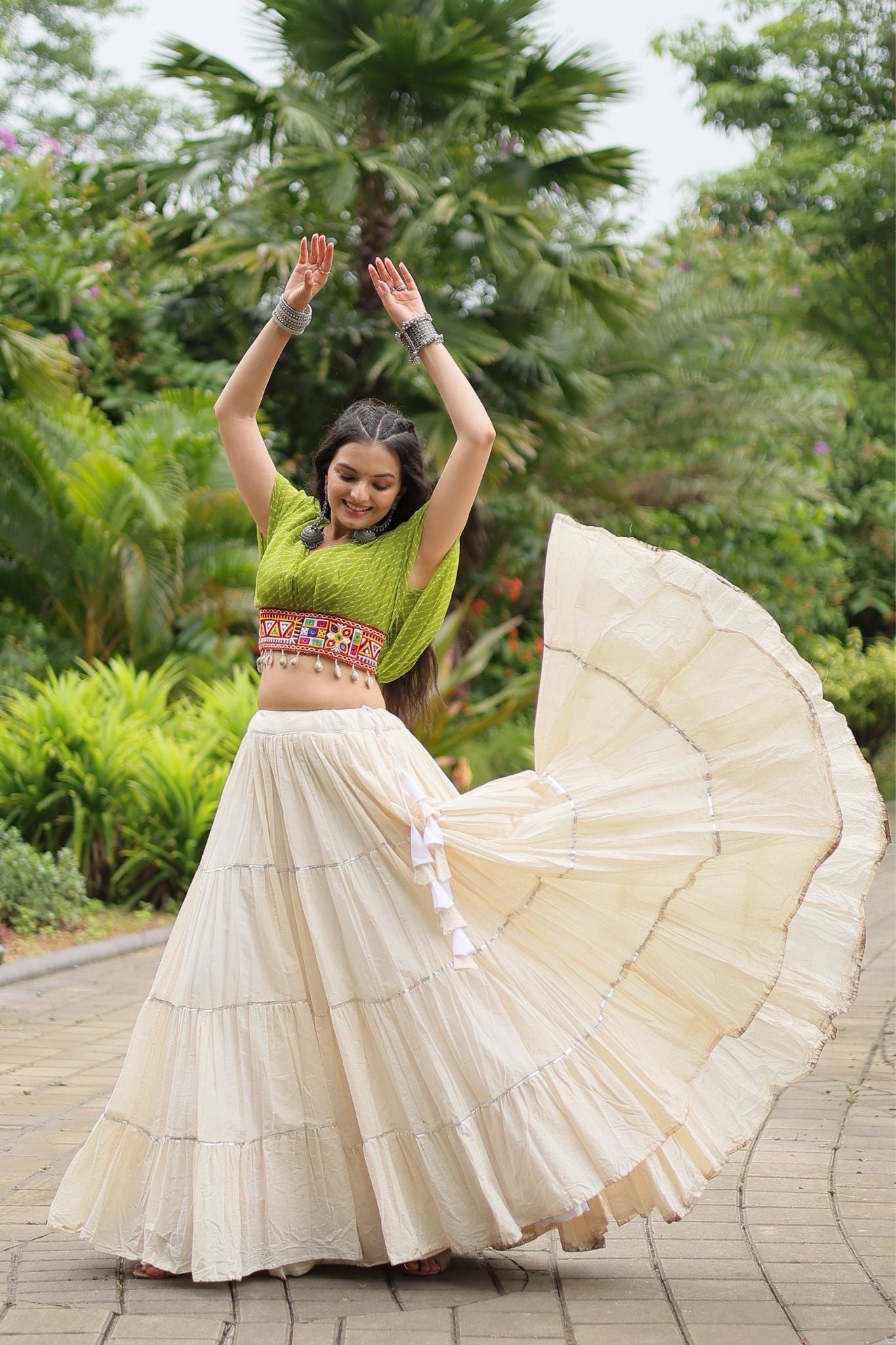 Standard Frill Design Navratri Lehenga Choli