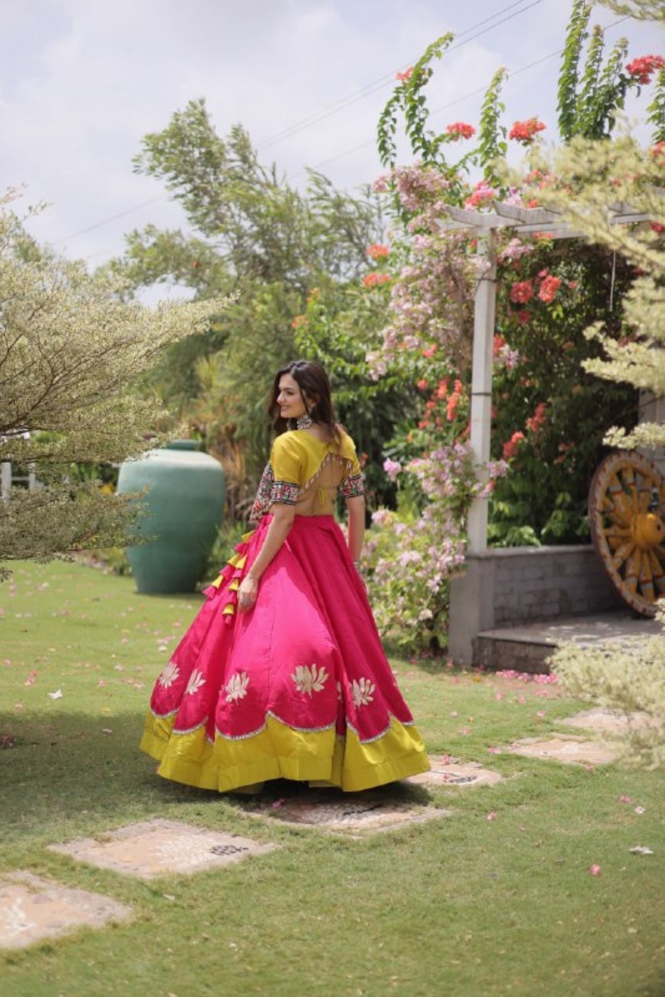 Raasrang Traditional Kutchi Work Lehenga Choli For Navratri