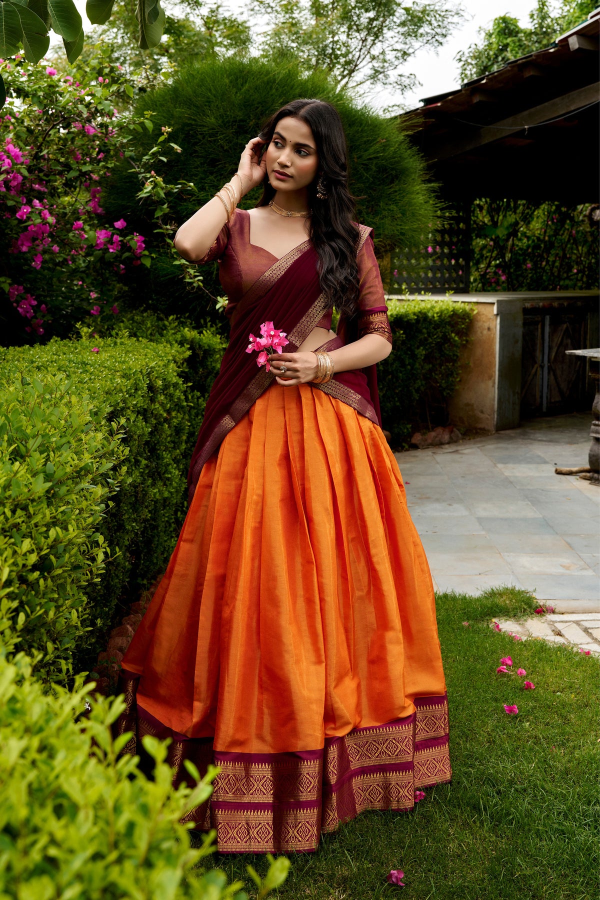 Kanchipuram Silk Lehenga Choli