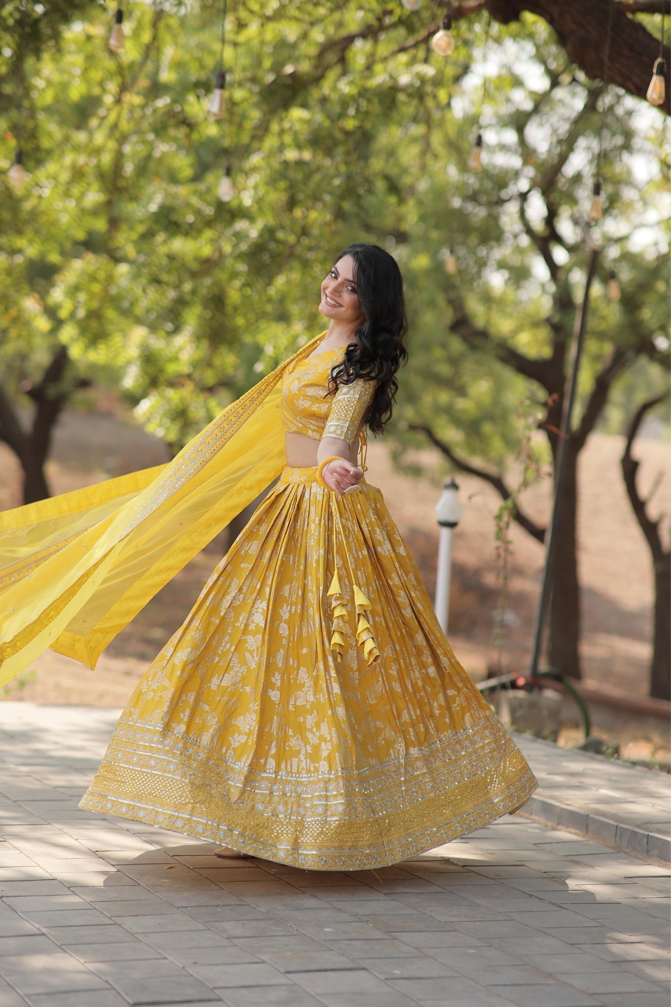 Elevate Your Style with a Designer Jacquard Lehenga Choli