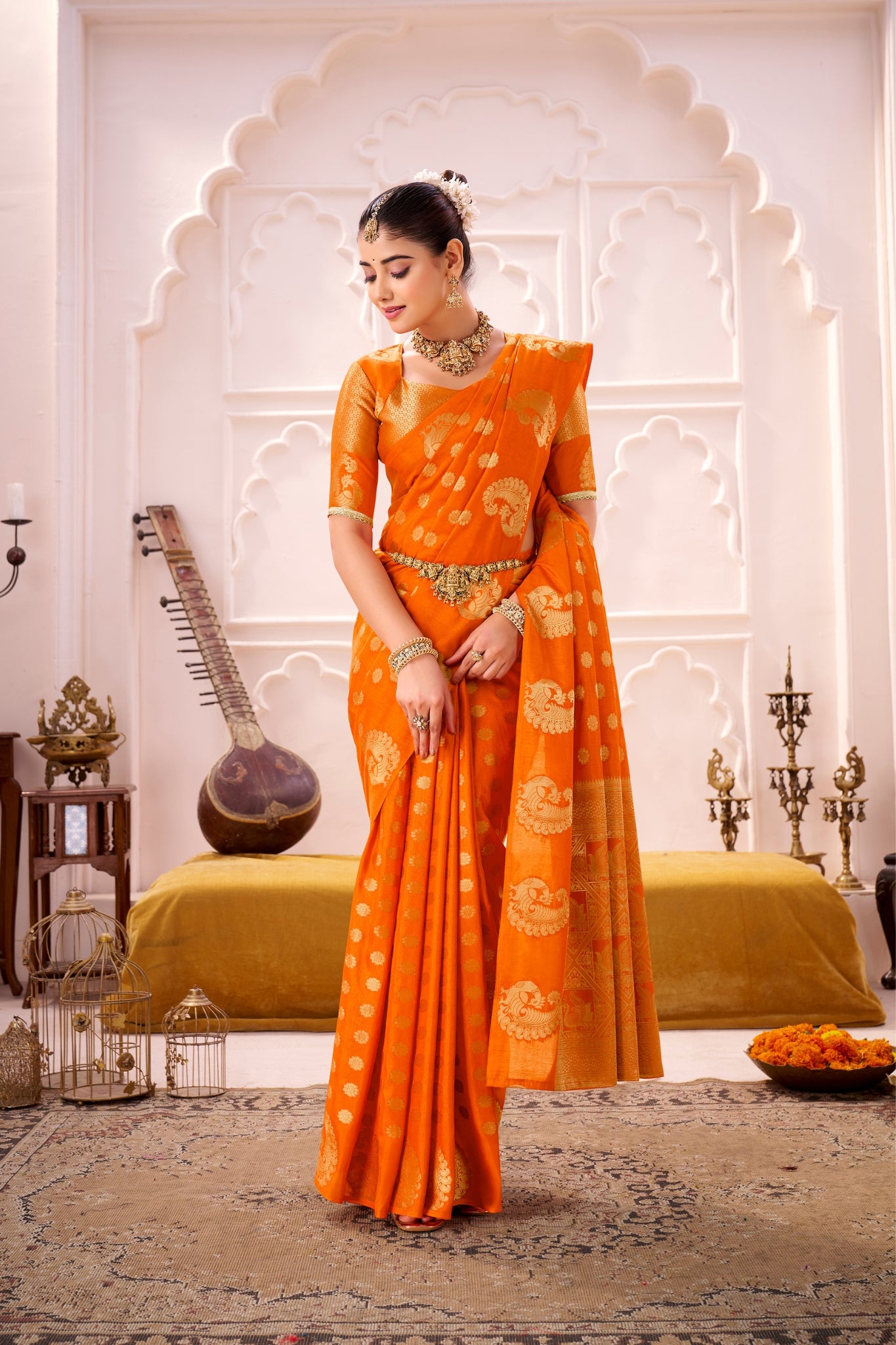 Premium Designer Traditional Saree For Elegant Occasions