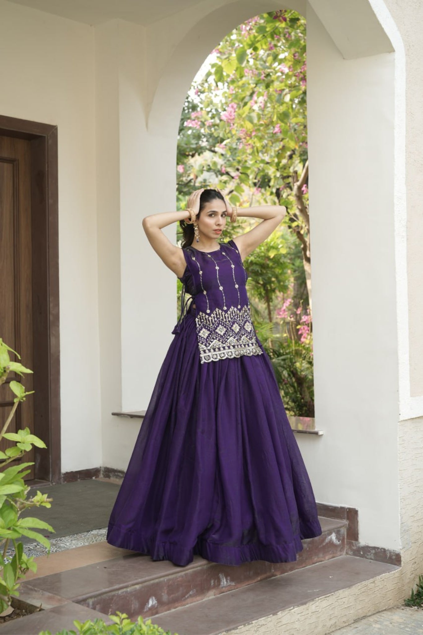 Luxury Fancy Koti Style Lehenga Choli With Heavy Beads Embroidery For Wedding And Festive Wear