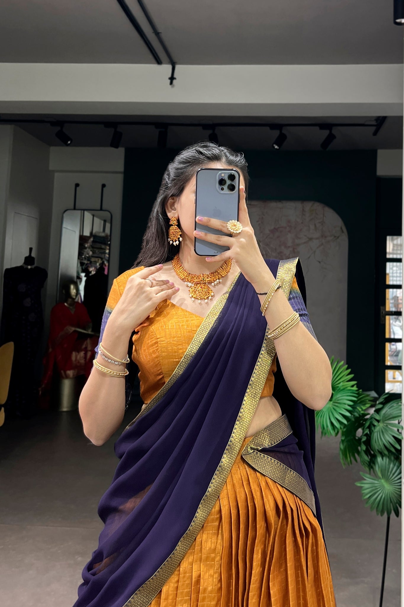 Premium Zari Weaving Work Lehenga Choli