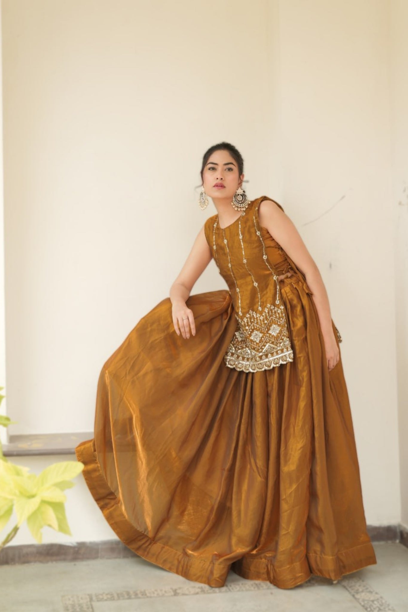 Luxury Fancy Koti Style Lehenga Choli With Heavy Beads Embroidery For Wedding And Festive Wear