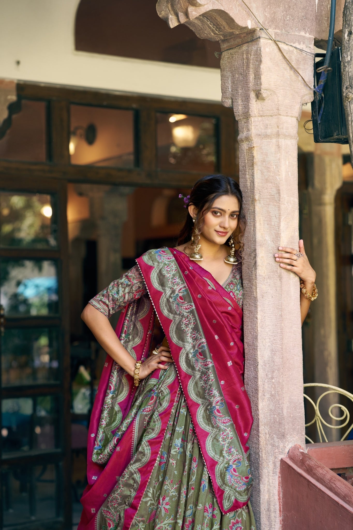 Premium Tasar Silk Lehenga Choli For Women