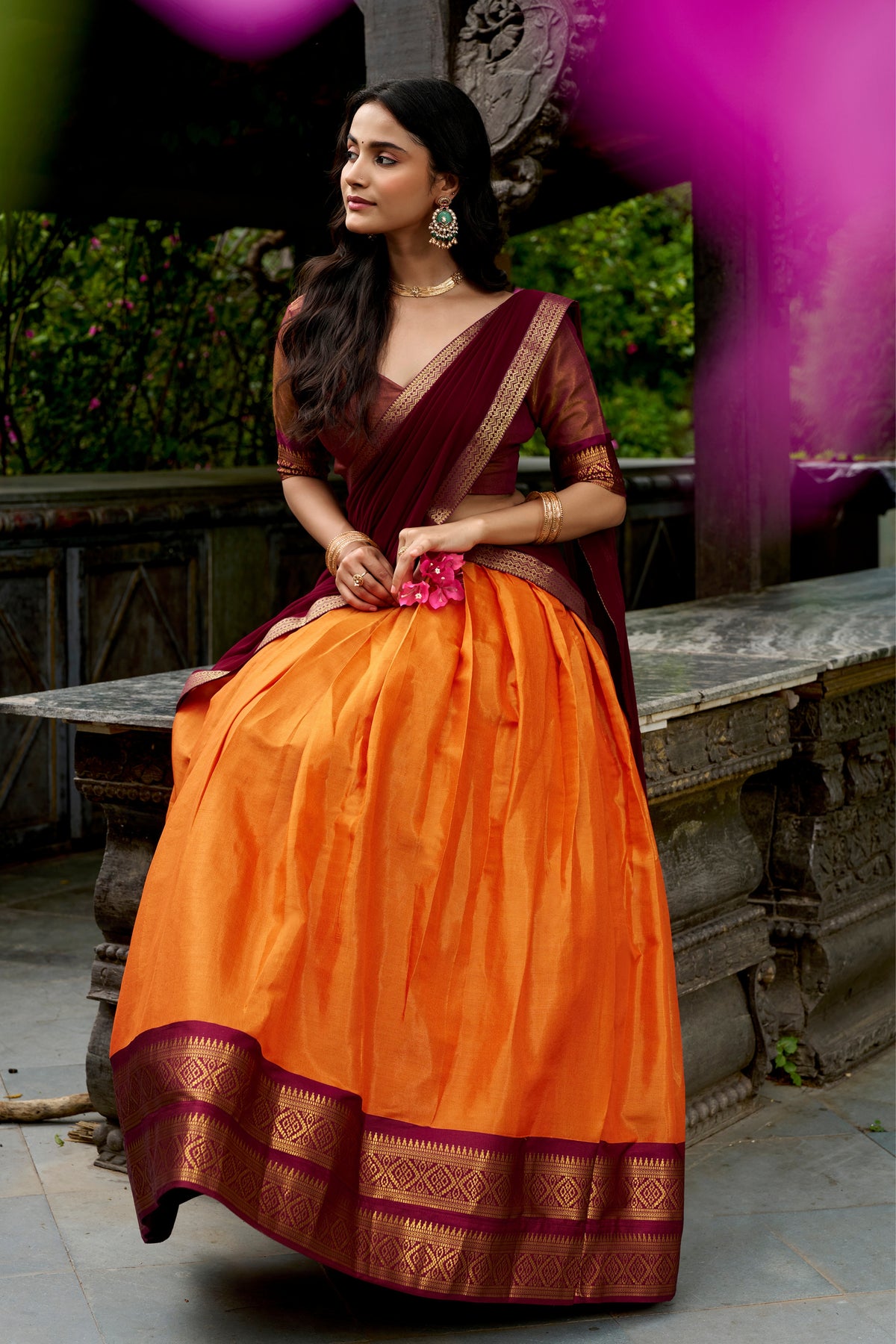 Kanchipuram Silk Lehenga Choli