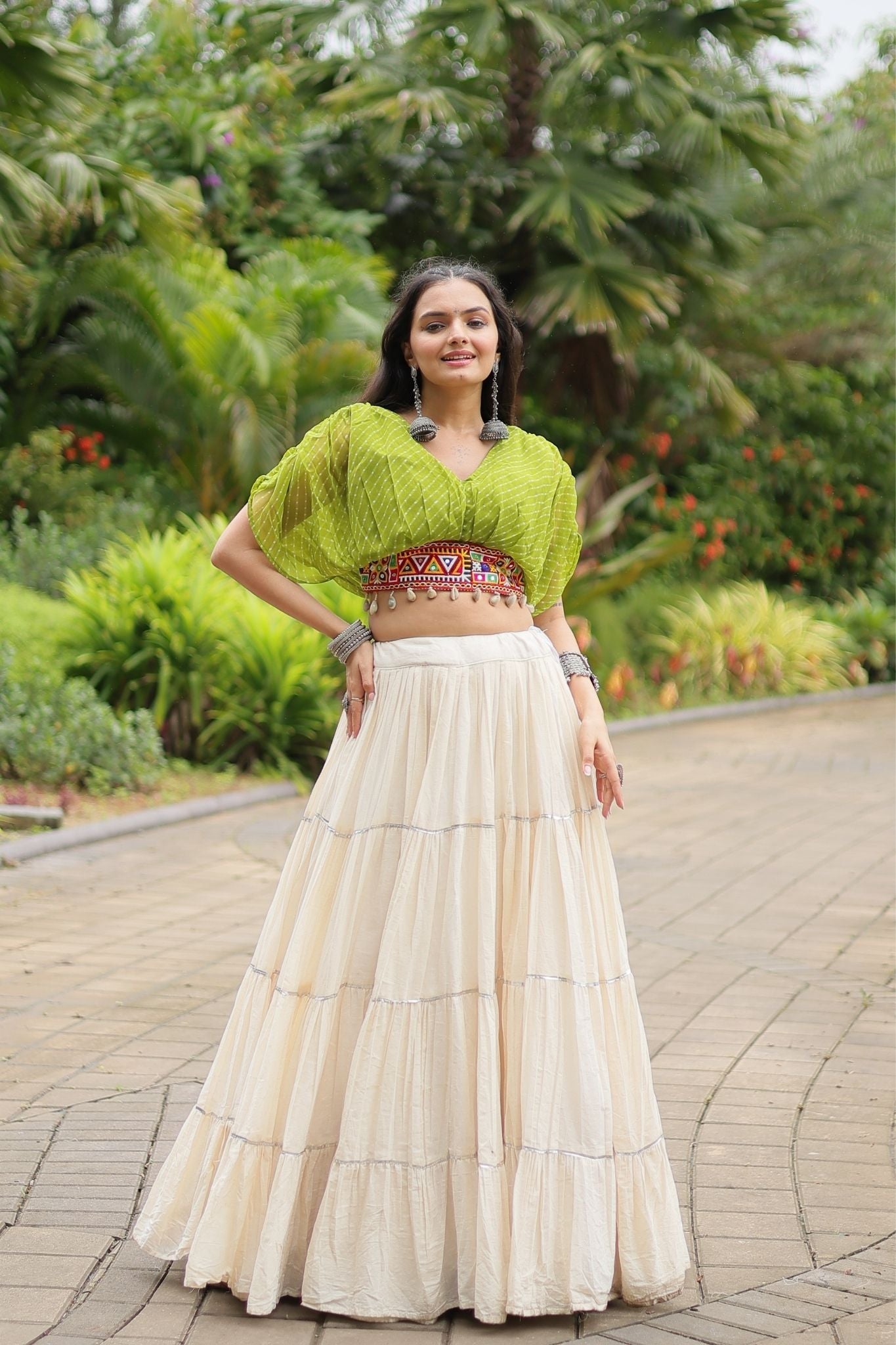 Standard Frill Design Navratri Lehenga Choli