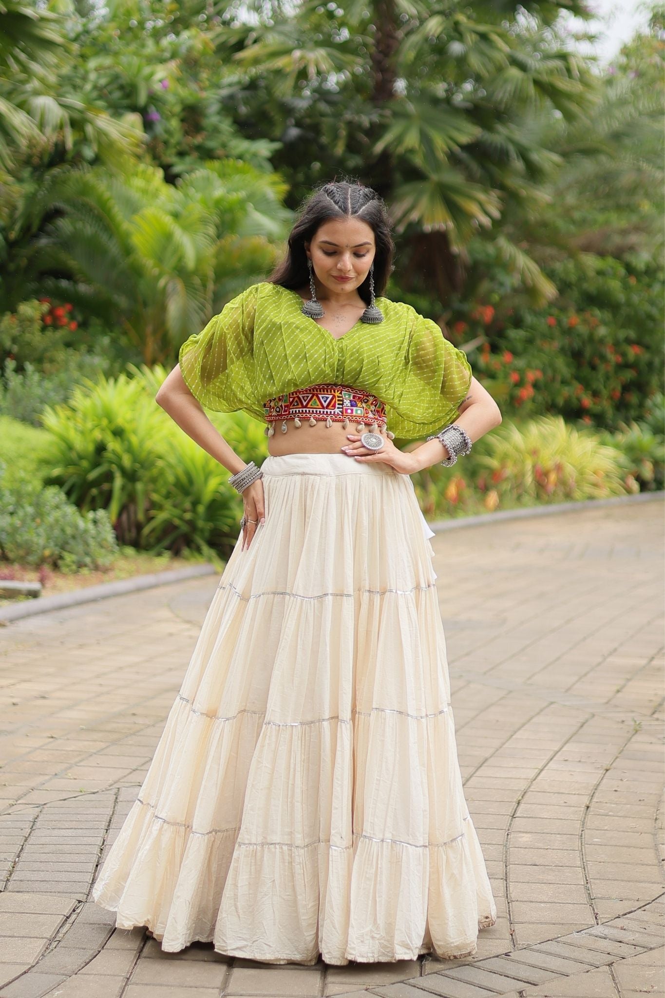 Standard Frill Design Navratri Lehenga Choli