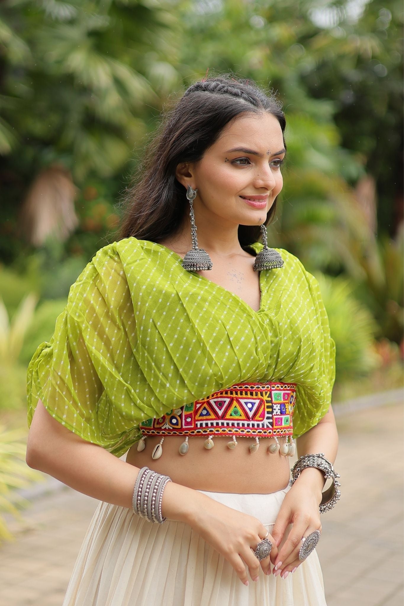 Standard Frill Design Navratri Lehenga Choli