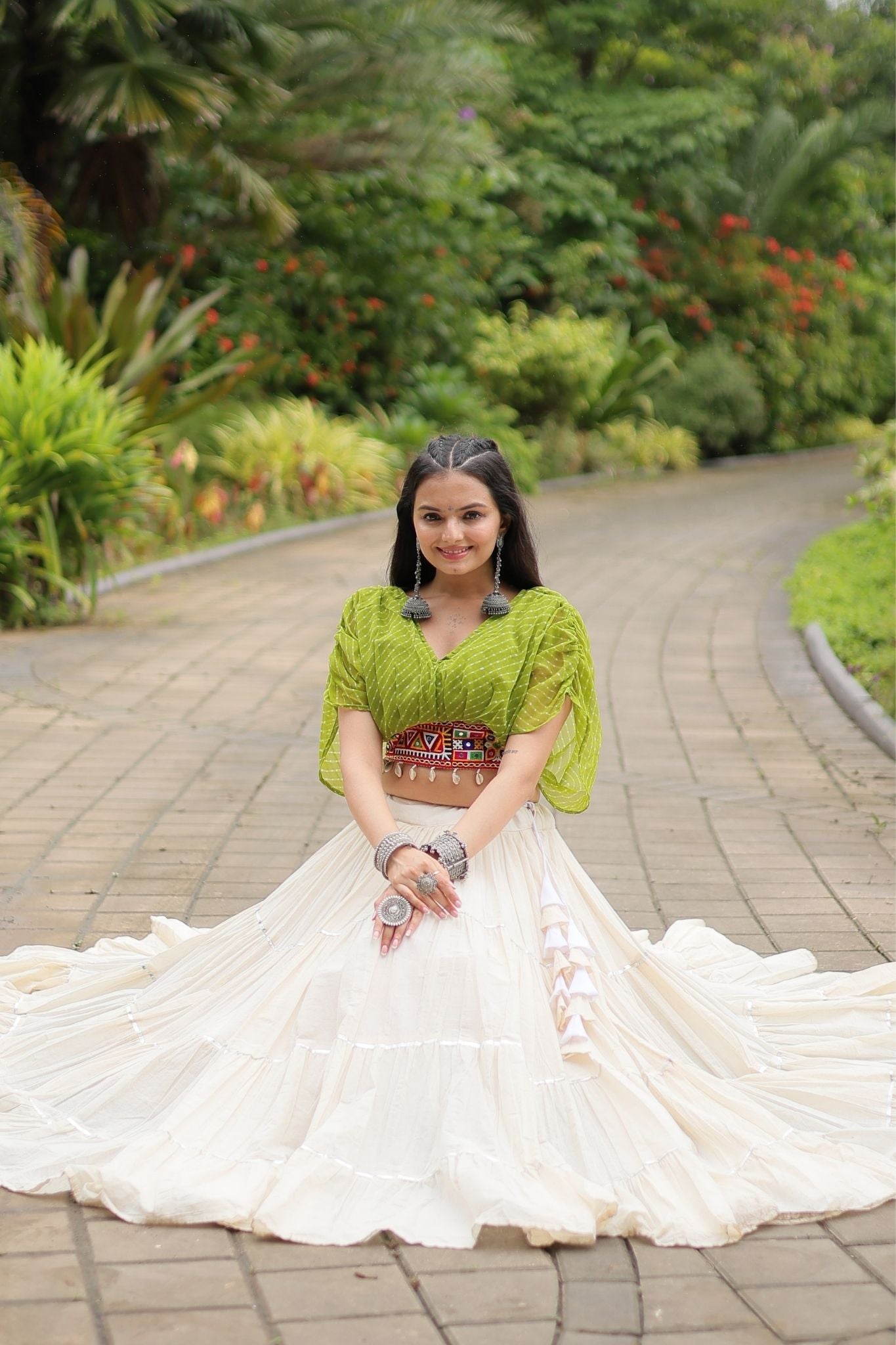 Standard Frill Design Navratri Lehenga Choli