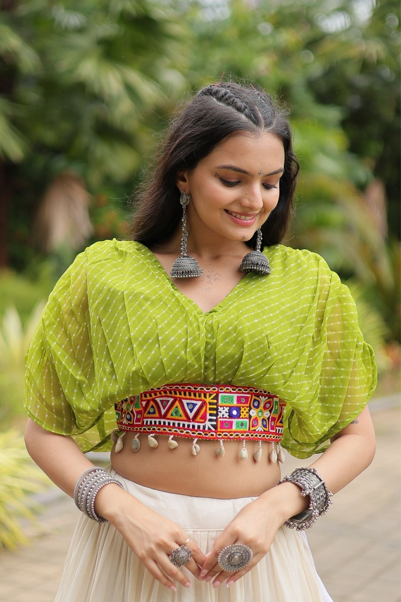 Standard Frill Design Navratri Lehenga Choli