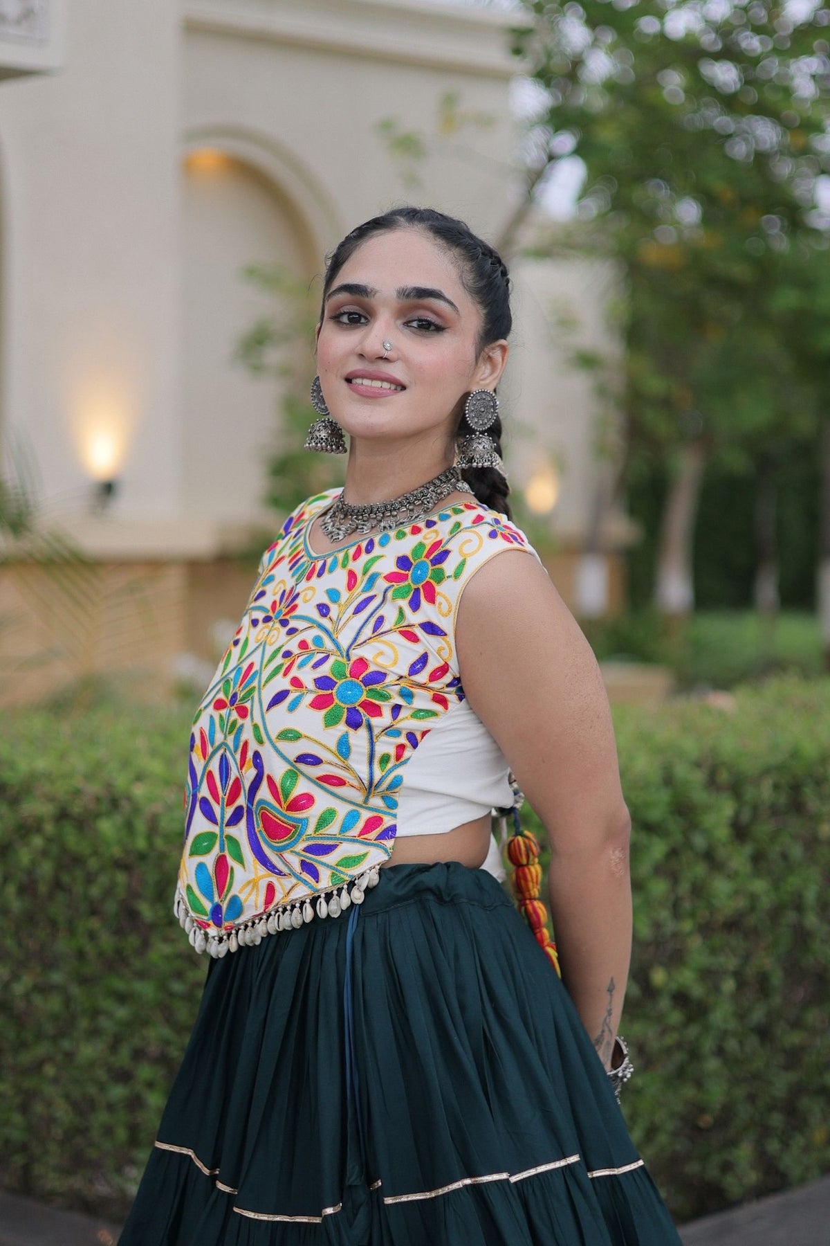 Raasrang Navratri Special Designer Rayon Lehenga Choli