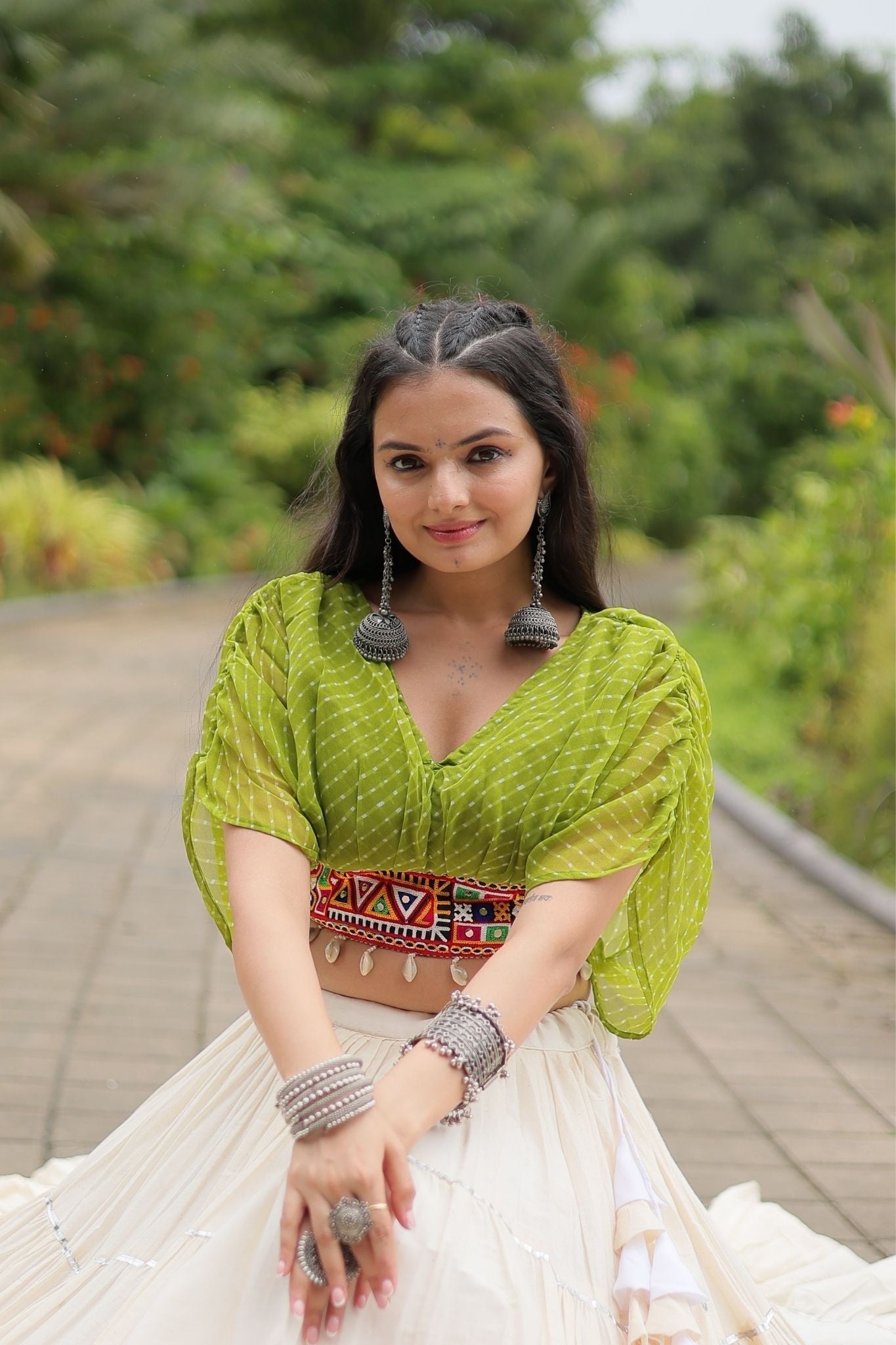 Standard Frill Design Navratri Lehenga Choli