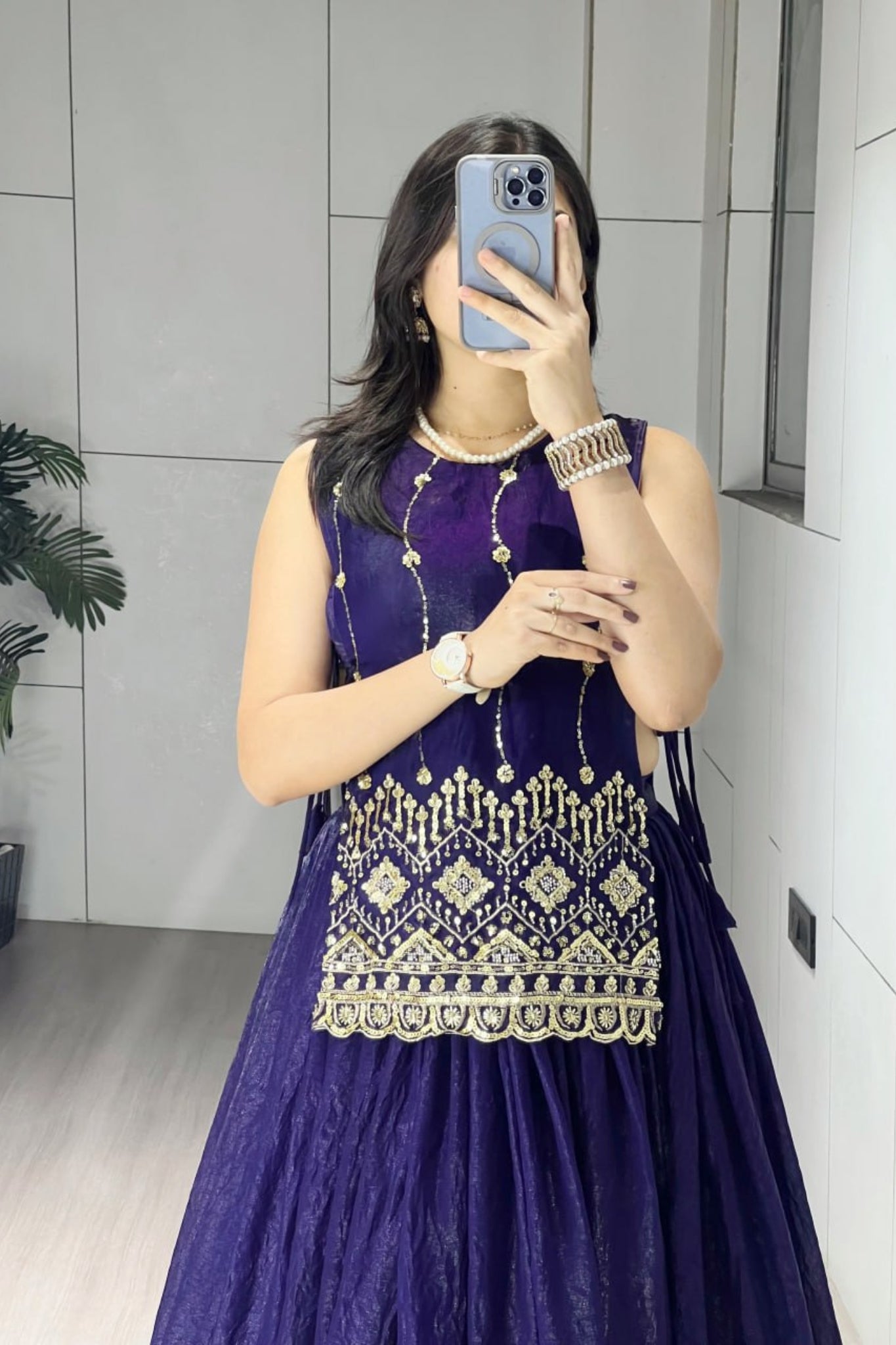 Luxury Fancy Koti Style Lehenga Choli With Heavy Beads Embroidery For Wedding And Festive Wear