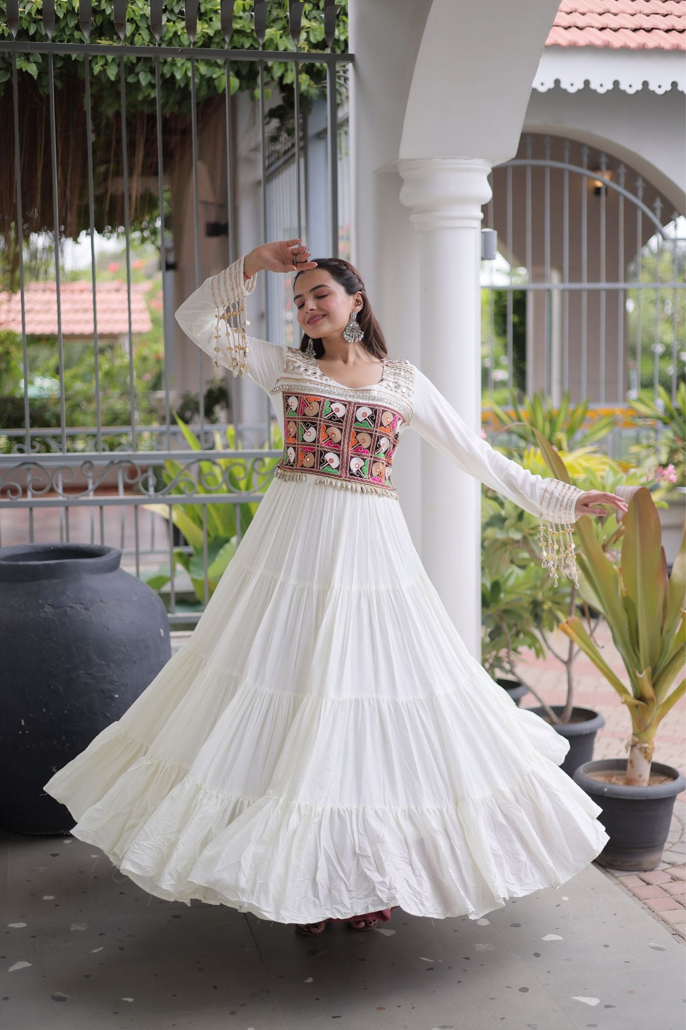 Raasrang Navratri Special Designer Gown for Women