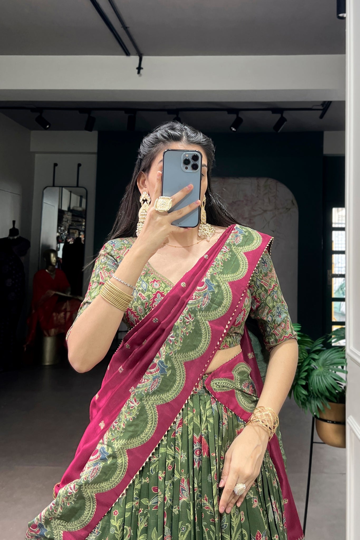 Premium Tasar Silk Lehenga Choli For Women