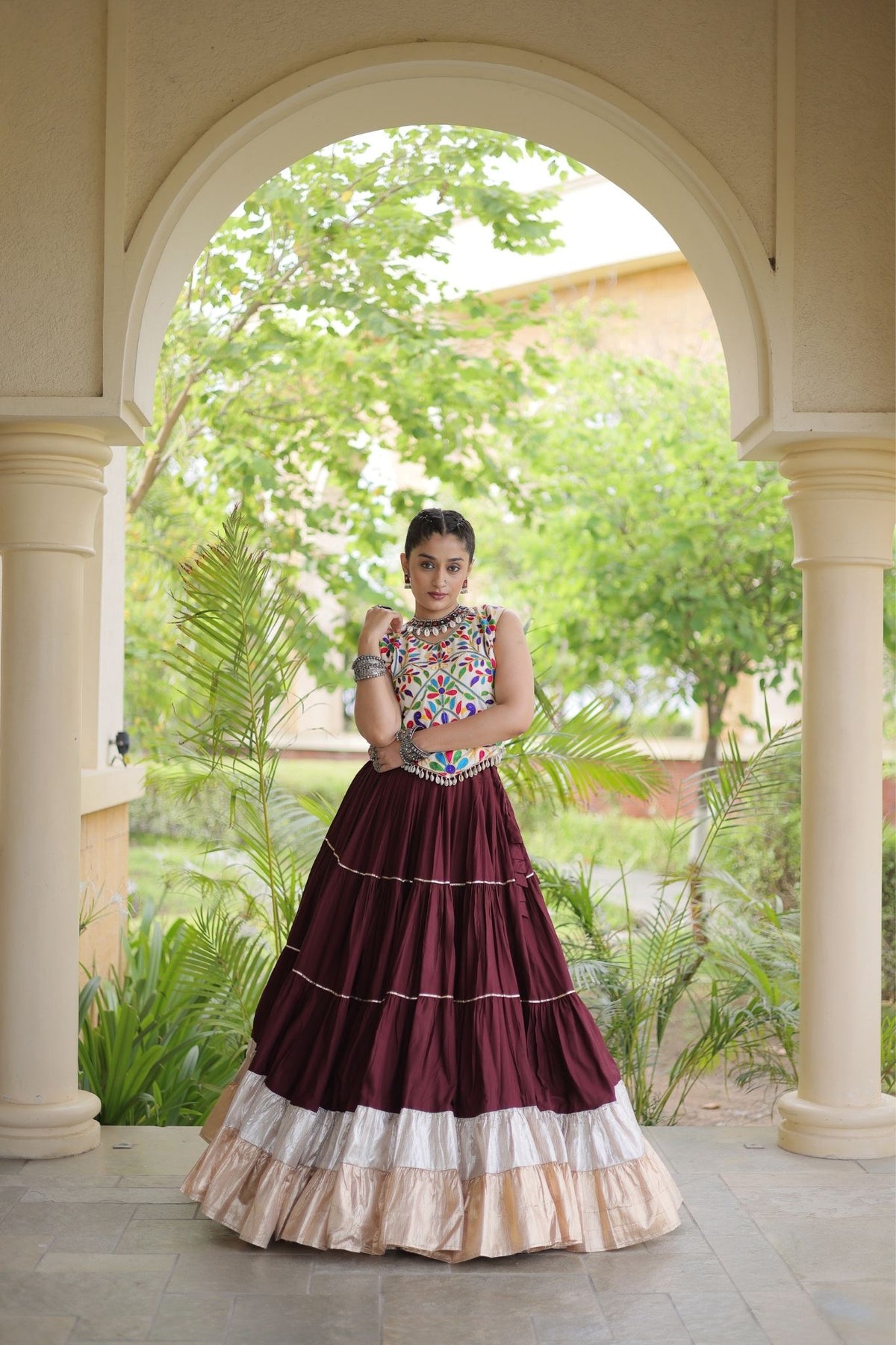 Raasrang Navratri Special Designer Rayon Lehenga Choli