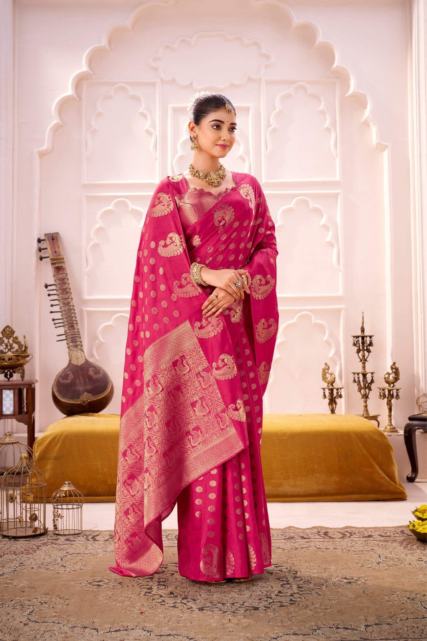 Premium Designer Traditional Saree For Elegant Occasions