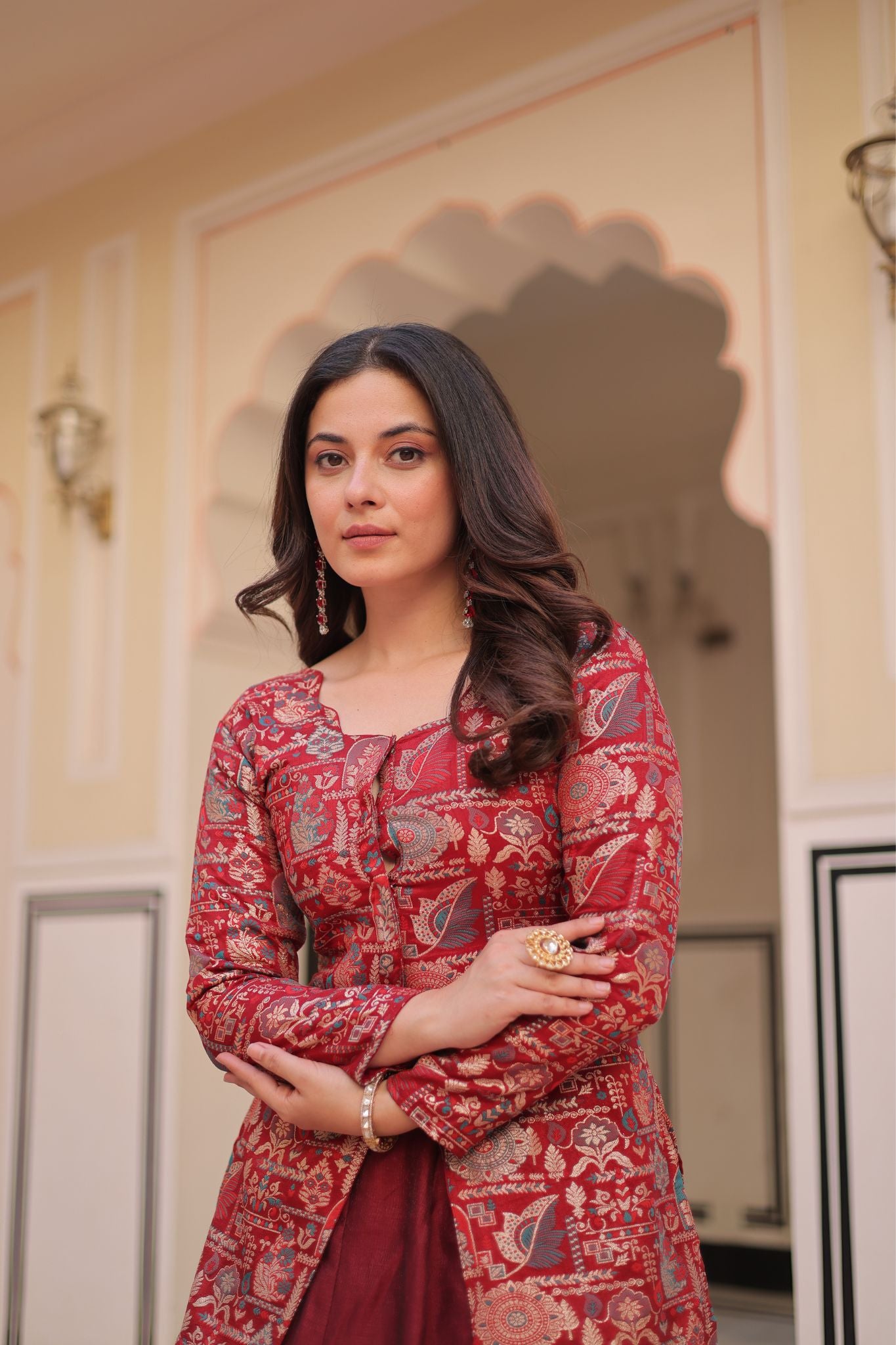 Pure Simmer Festive Jacquard Designer Readymade Lehenga Choli