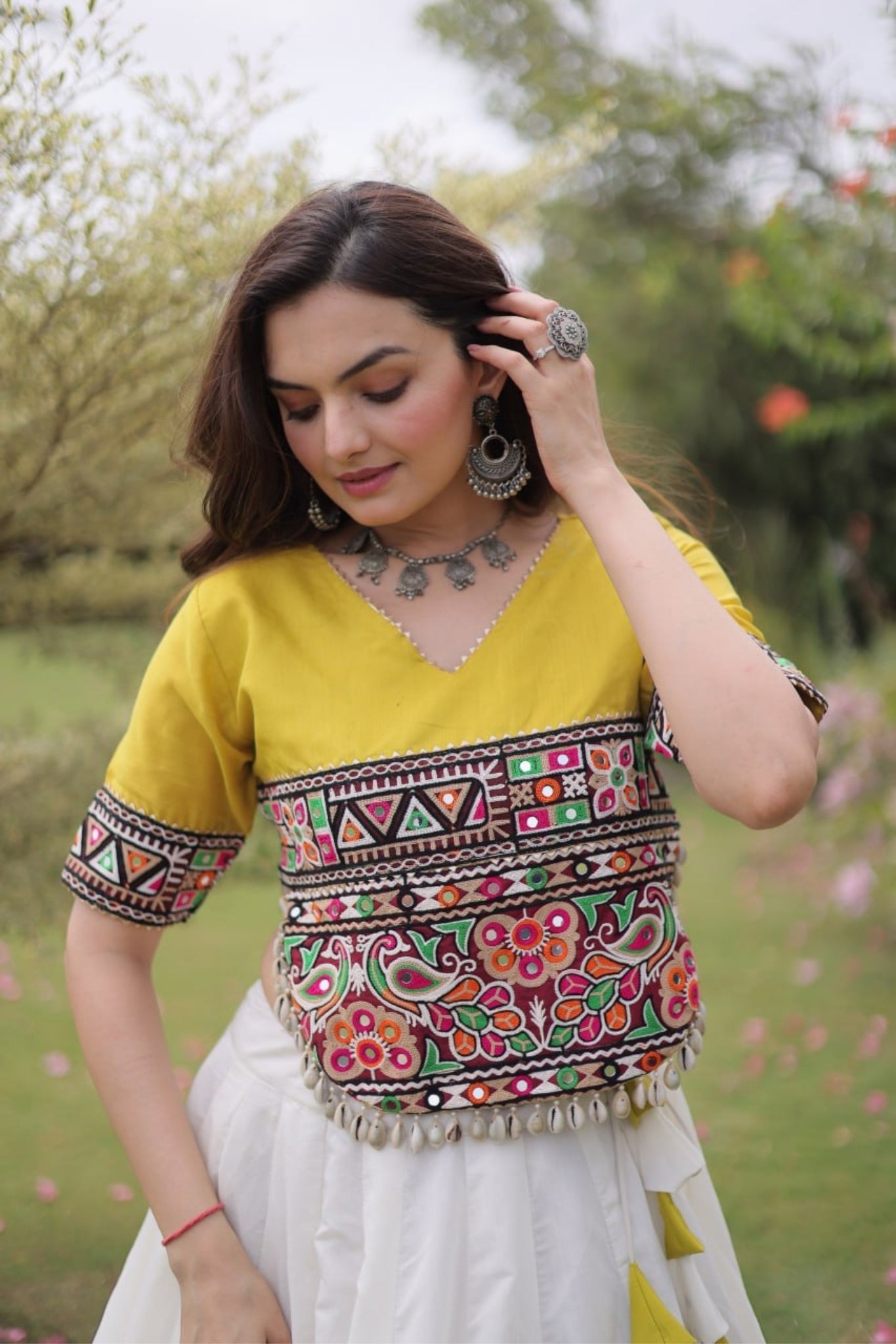 Raasrang Traditional Kutchi Work Lehenga Choli For Navratri