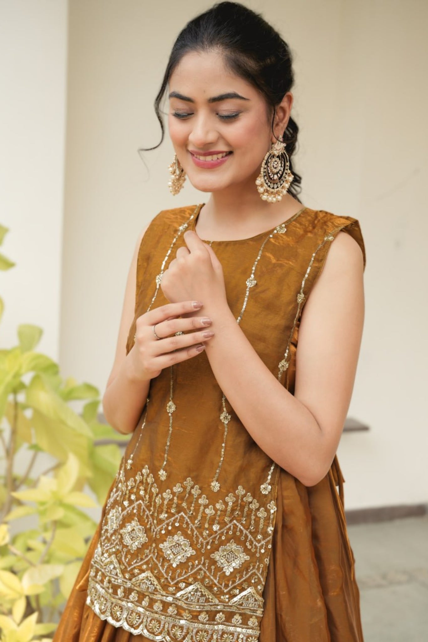 Luxury Fancy Koti Style Lehenga Choli With Heavy Beads Embroidery For Wedding And Festive Wear