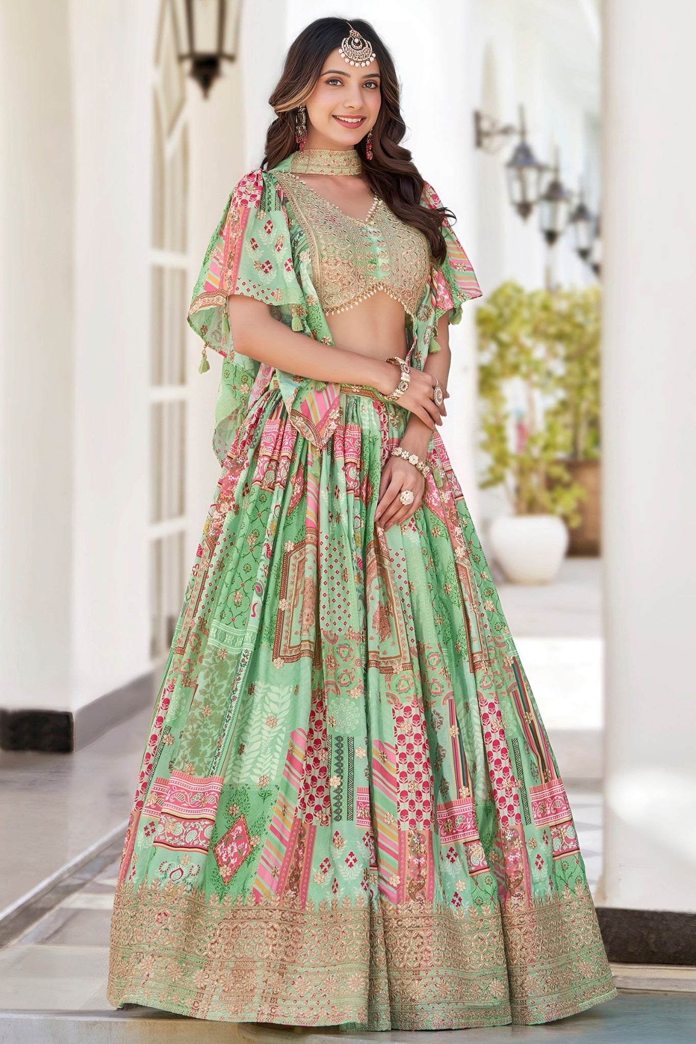 Ethereal Elegance Designer Wedding Lehenga Choli Set