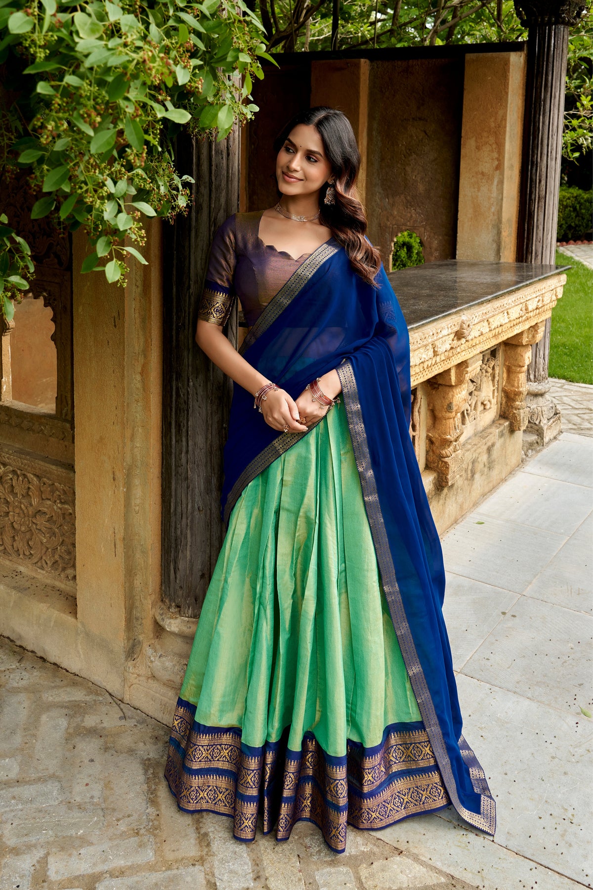 Kanchipuram Silk Lehenga Choli