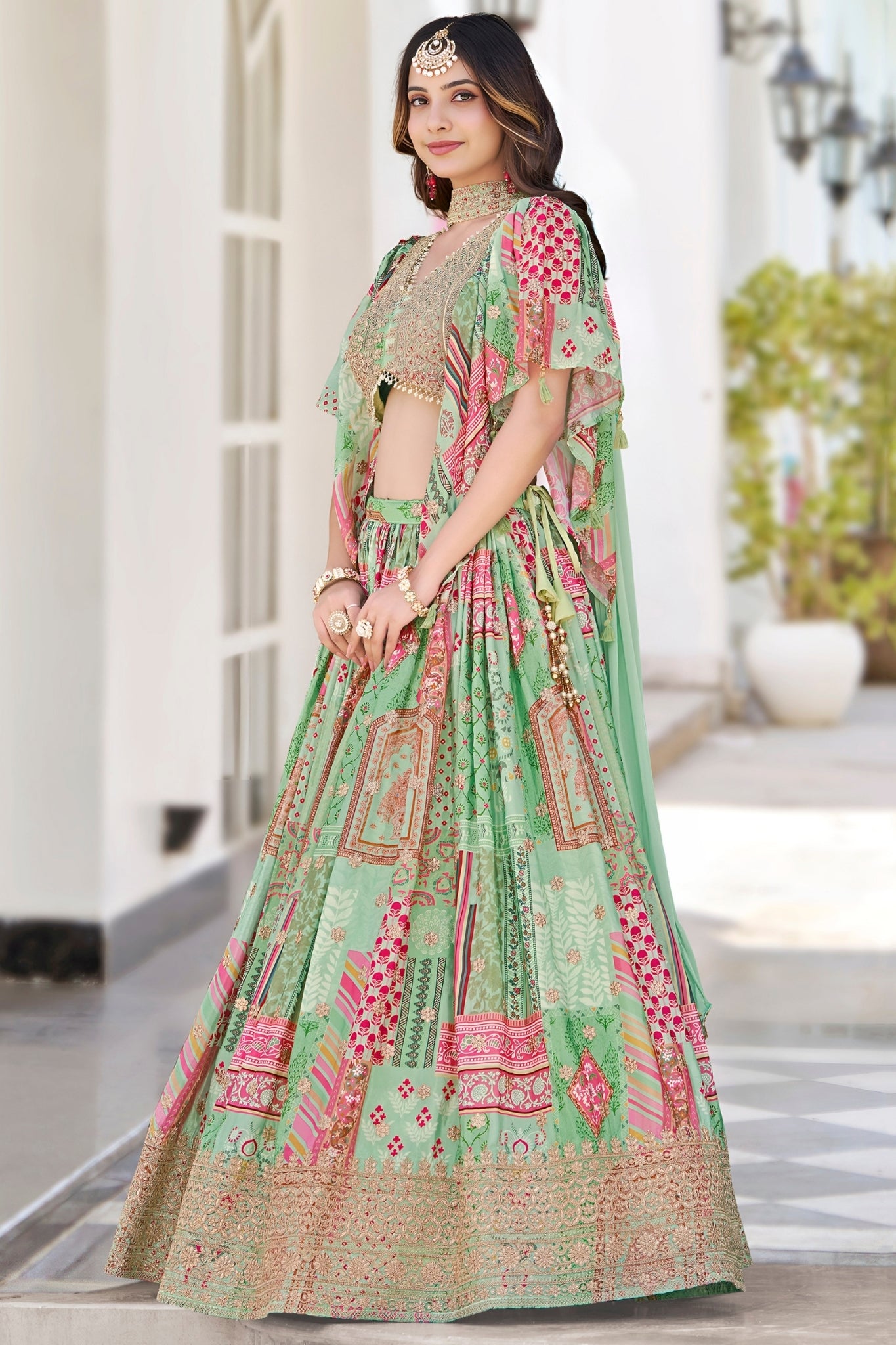 Ethereal Elegance Designer Wedding Lehenga Choli Set