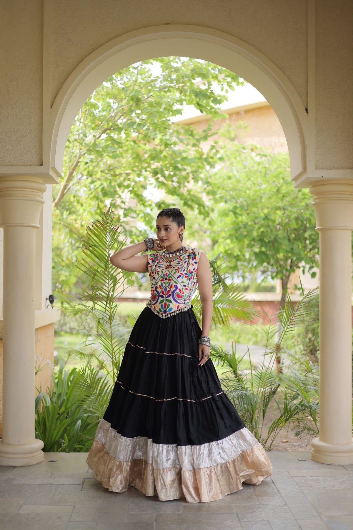 Raasrang Navratri Special Designer Rayon Lehenga Choli