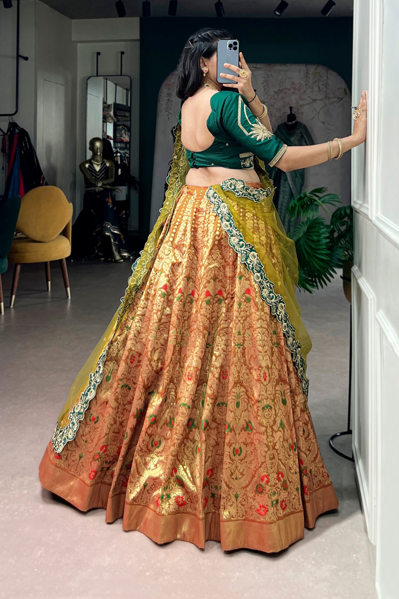 Designer Premium Jacquard Silk Lehenga Choli For Wedding