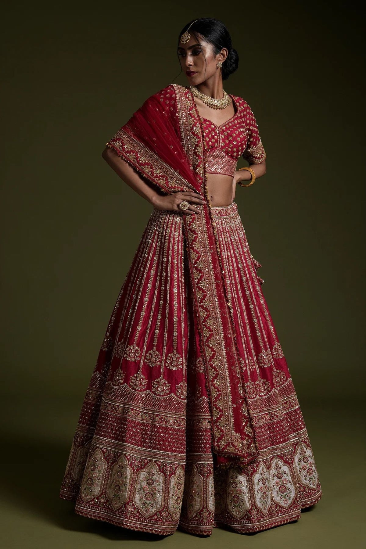 Maroon Color Rangoon Silk Fabric With Sequence Work Bridal Choli For Woman