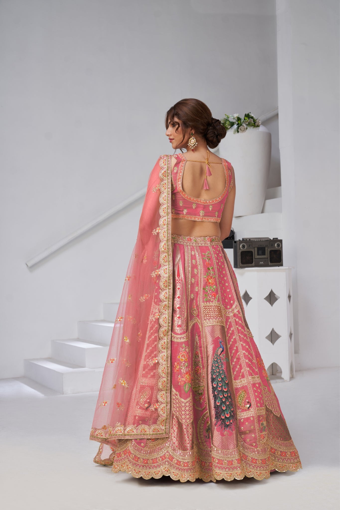 Royal Radiance Raw Silk Bridal Lehenga Choli