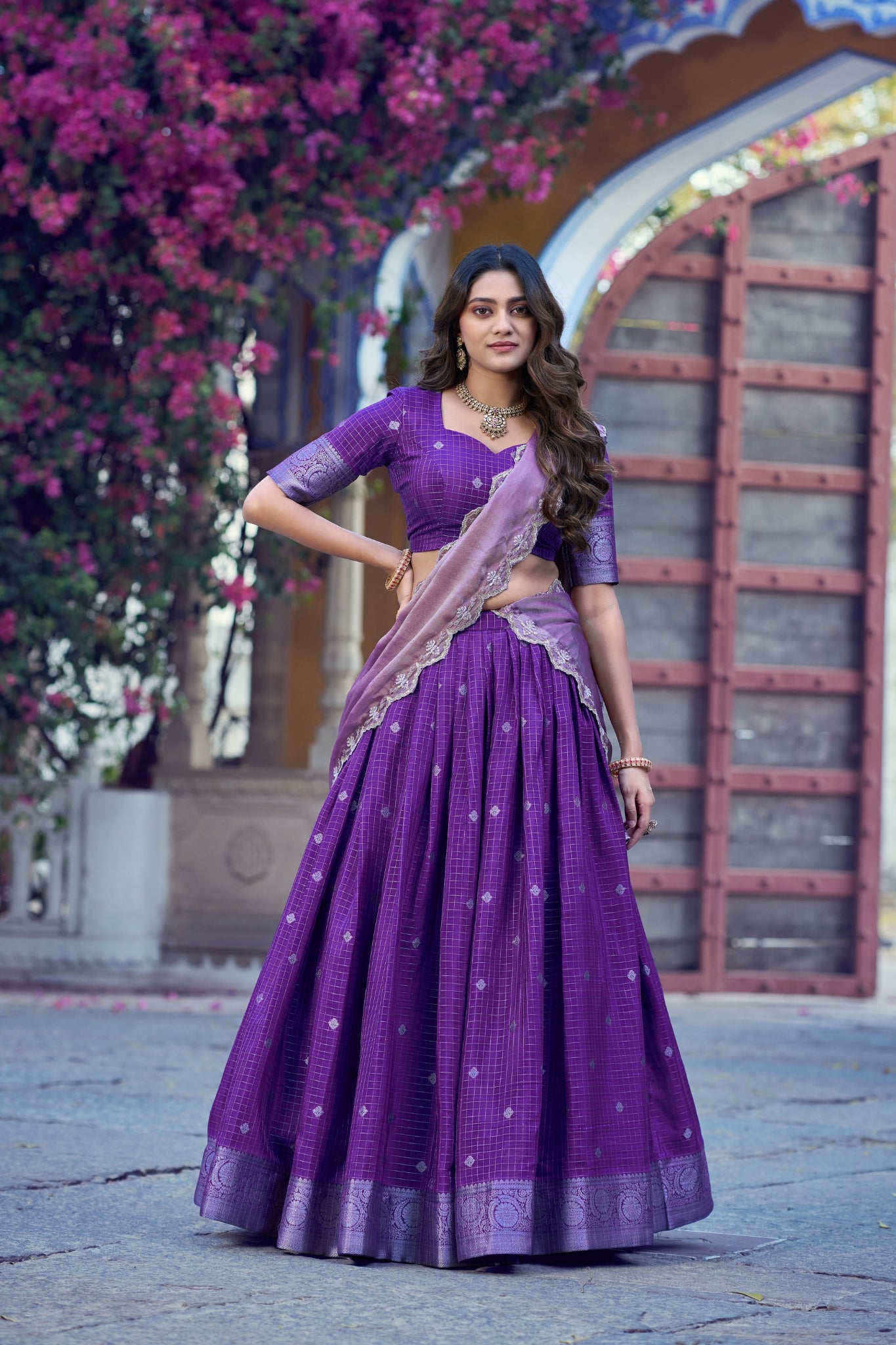 Onam Special Designer Lehenga Choli With Elegant Dupatta