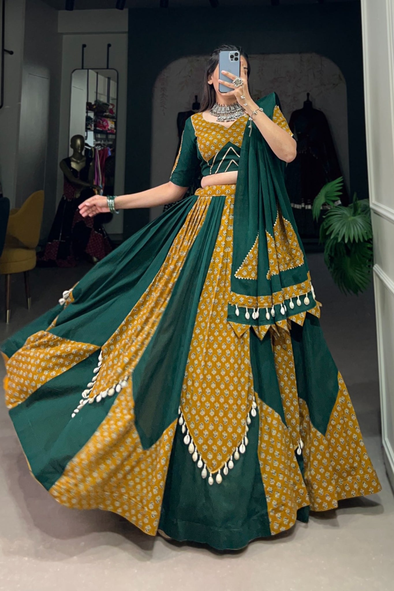 Latest Elegance Pure Cotton Lehenga Choli