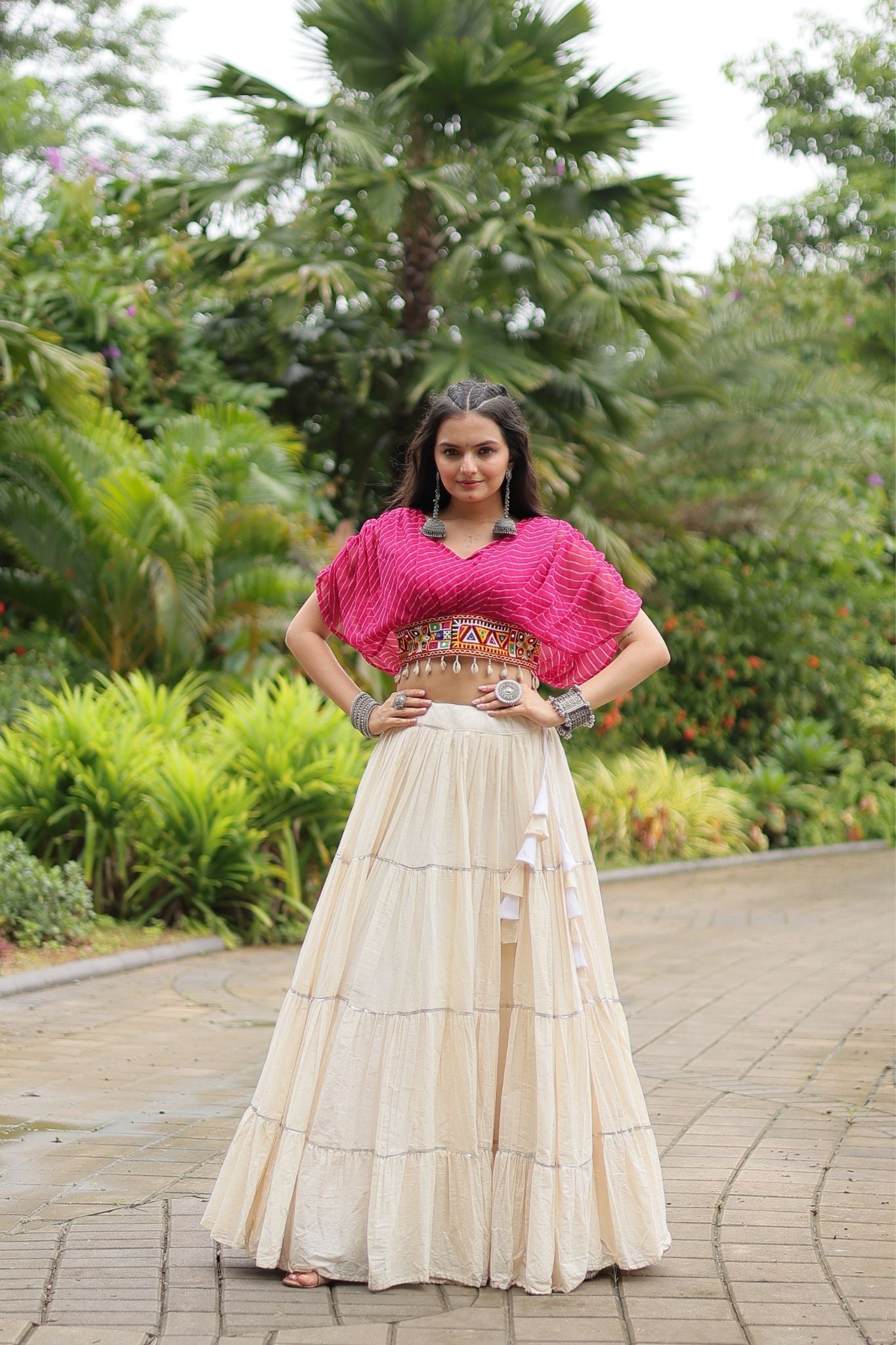 Standard Frill Design Navratri Lehenga Choli