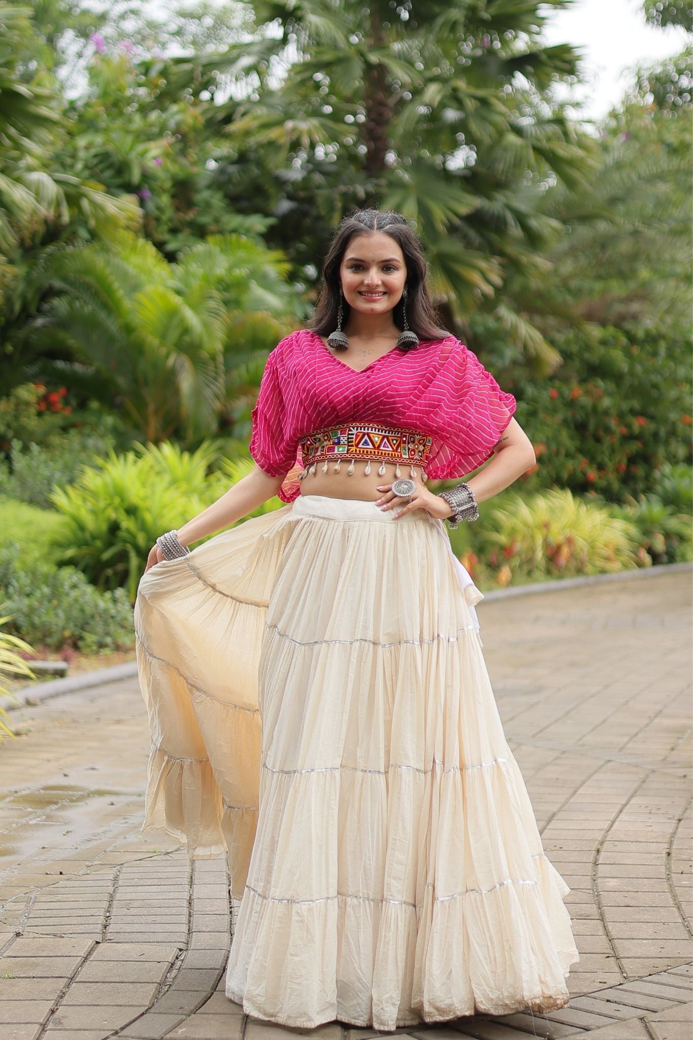 Standard Frill Design Navratri Lehenga Choli