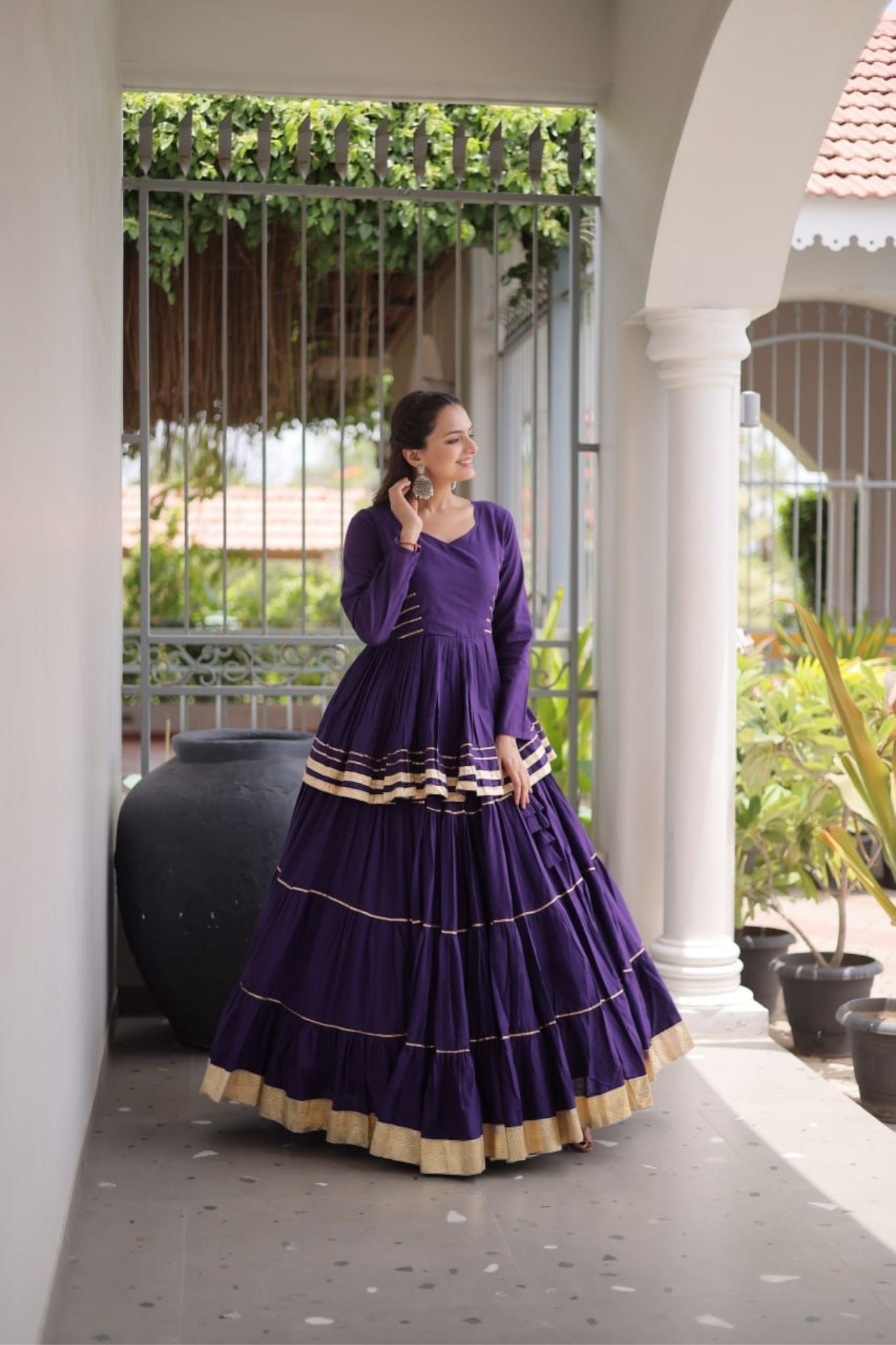 Raasrang Traditional Navratri Special Beautiful Cotton Lehenga Choli