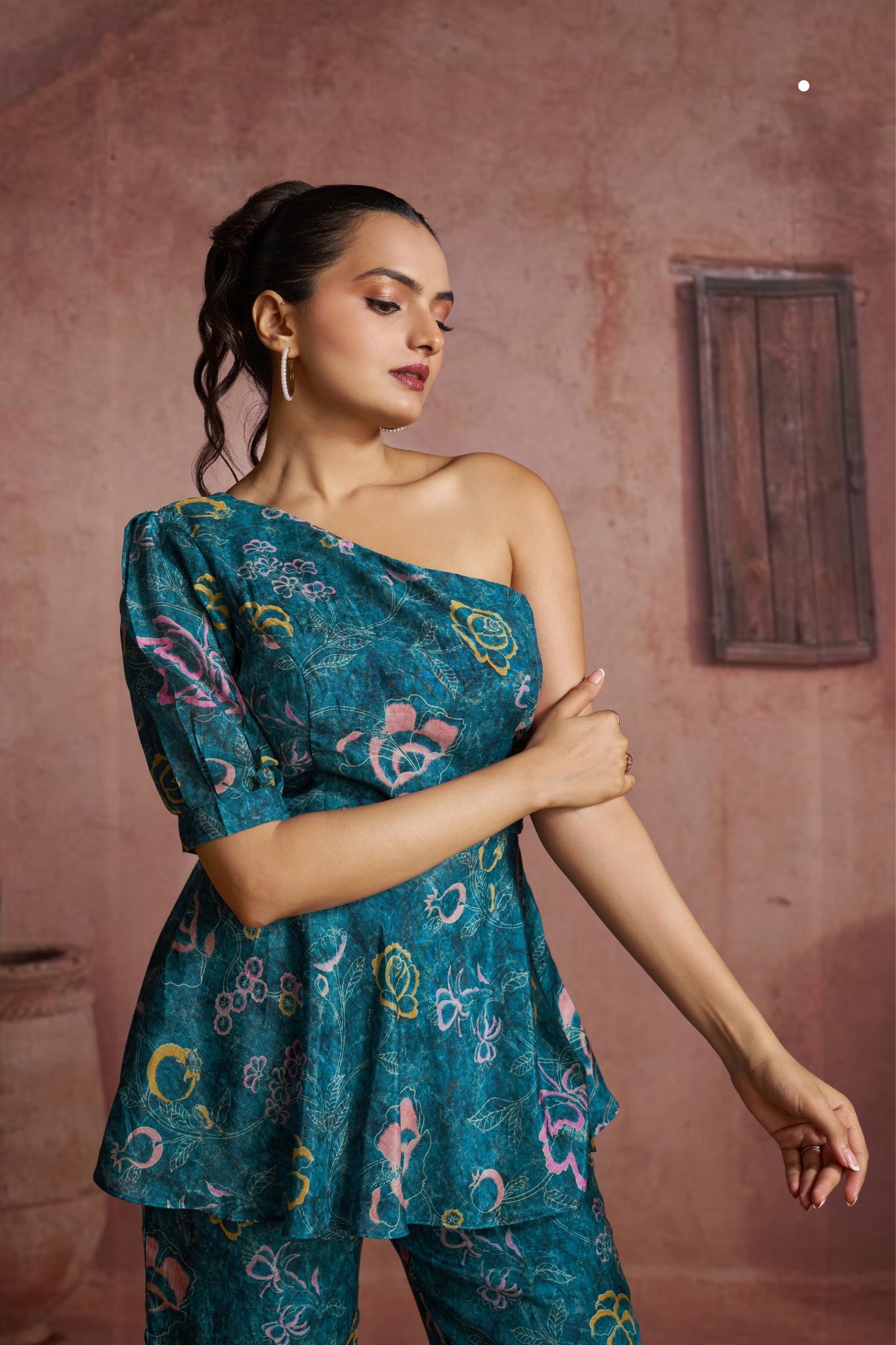 Premium Luxury Designer Blue Co Ord Set For Women