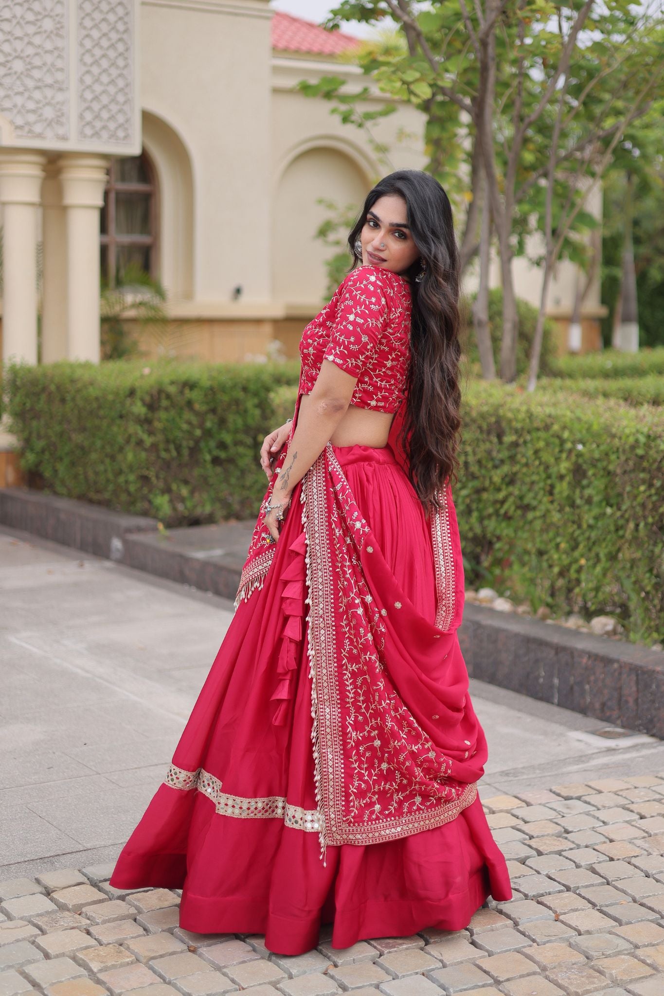 Designer Wedding And Festive Glory Satin Premium Lehenga Choli