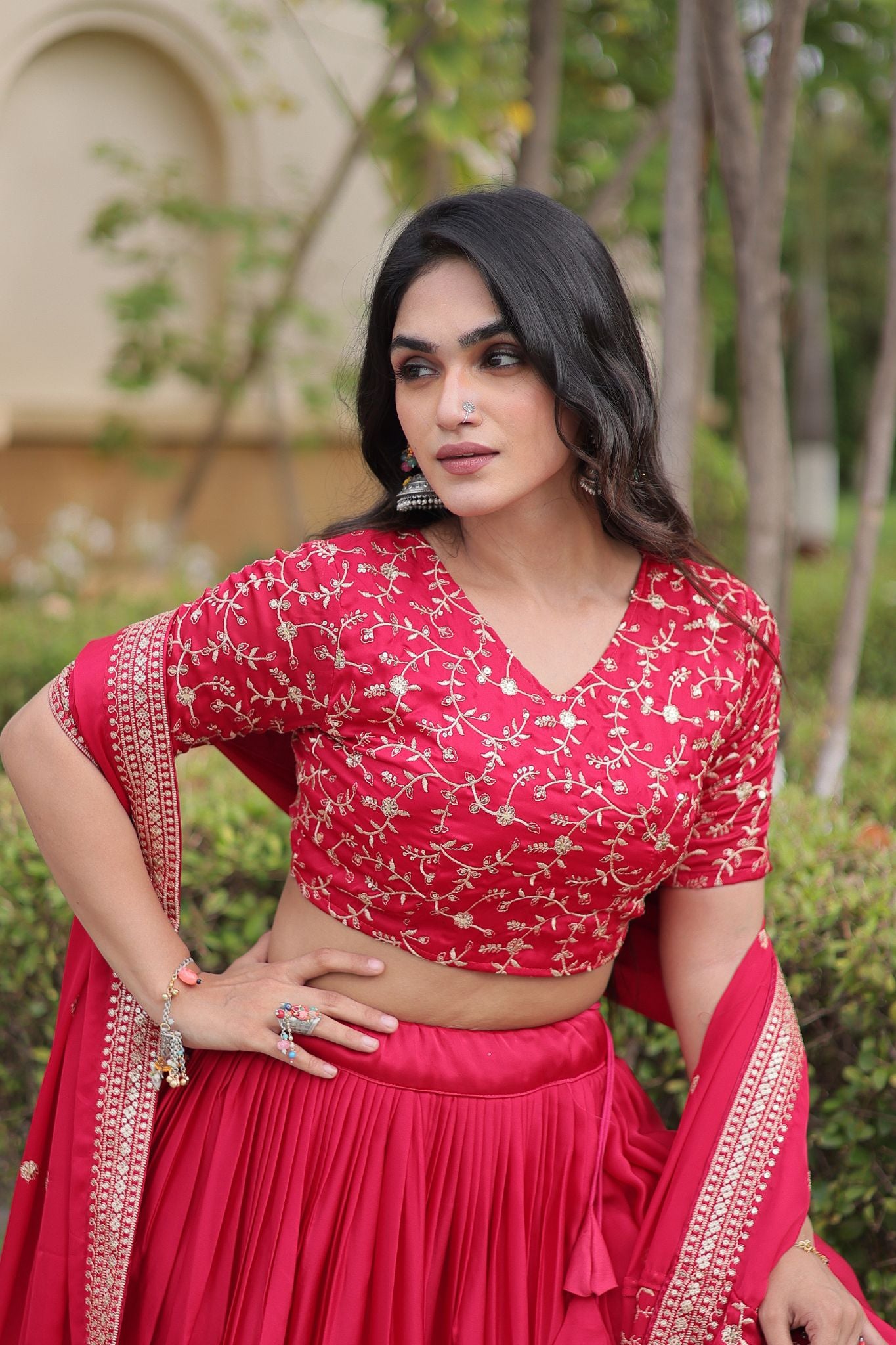 Designer Wedding And Festive Glory Satin Premium Lehenga Choli