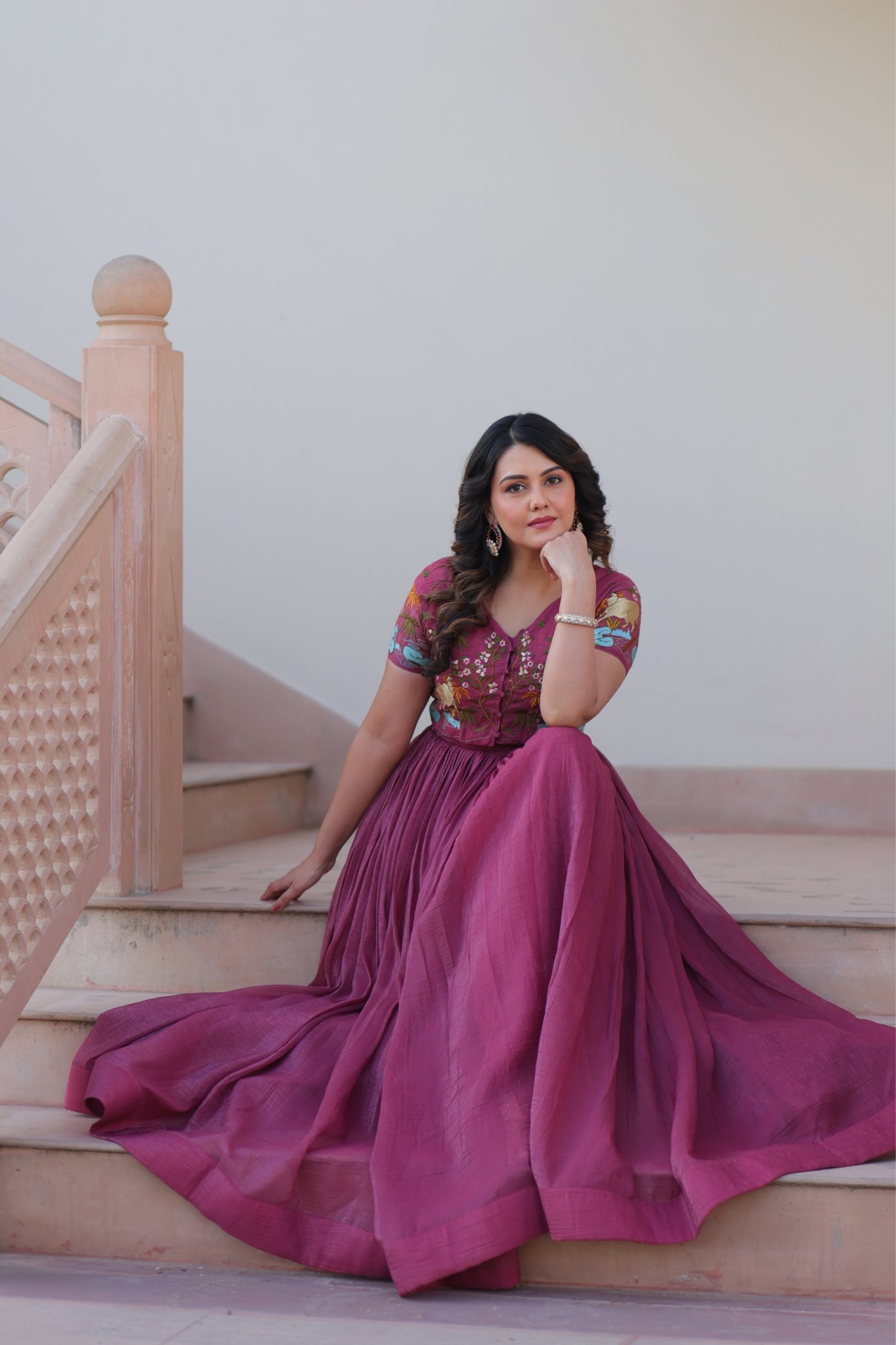 Beautiful Embroidered Designer Crafted Women Gown