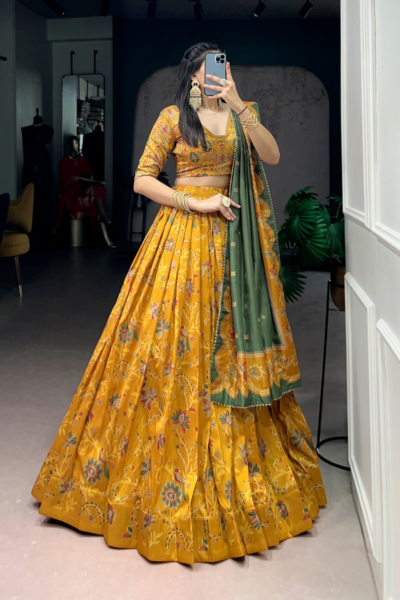 Premium Tasar Silk Lehenga Choli For Women