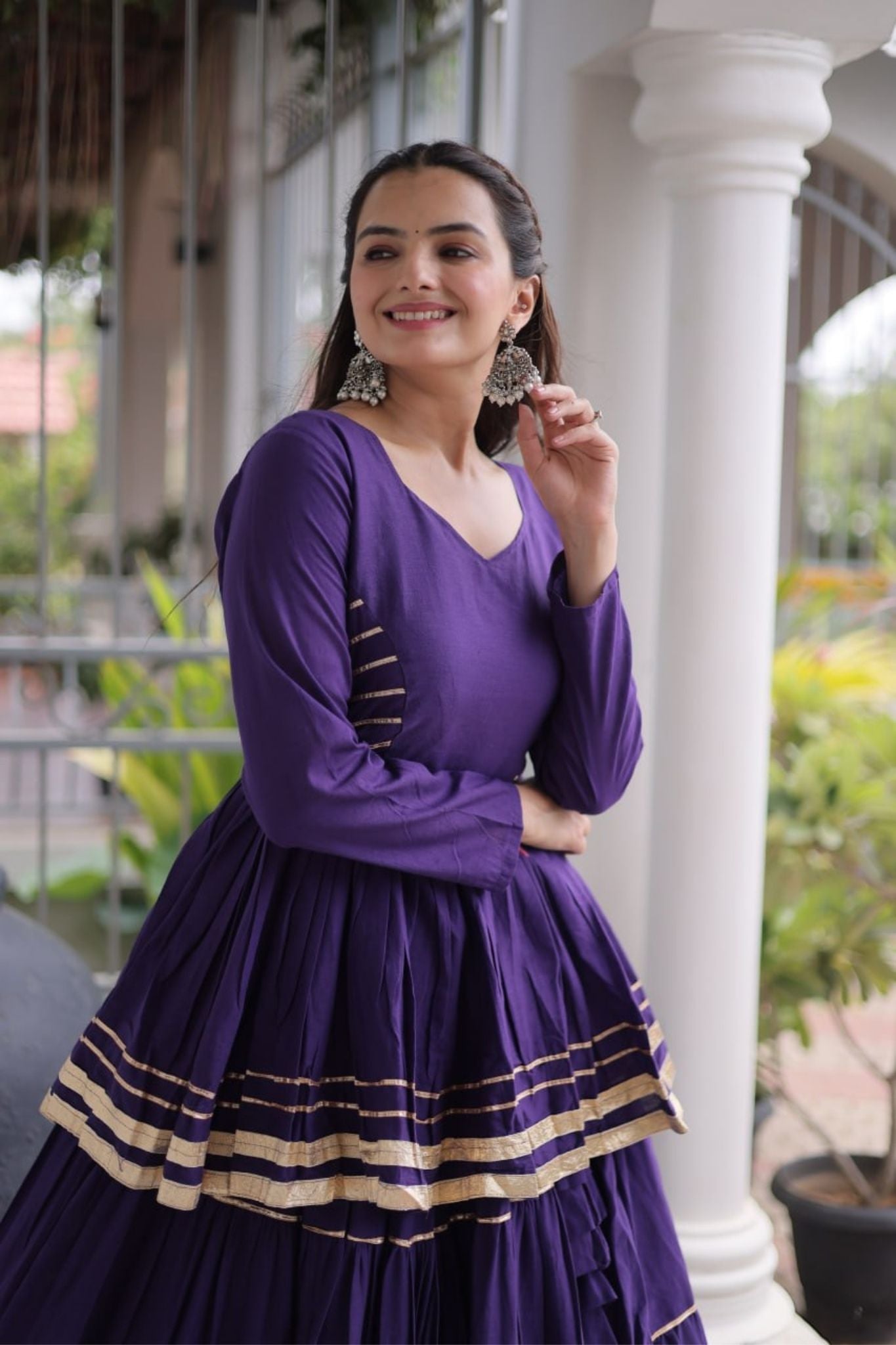 Raasrang Traditional Navratri Special Beautiful Cotton Lehenga Choli