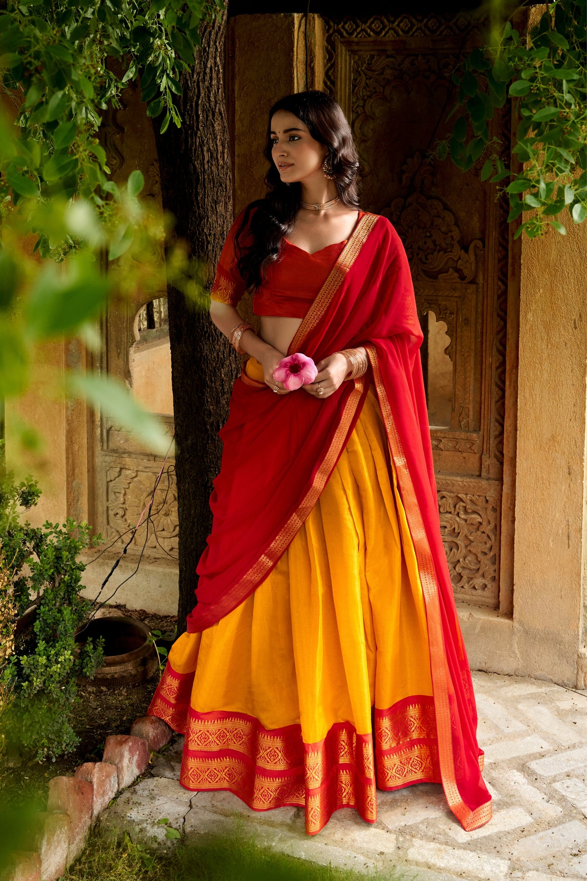 Kanchipuram Silk Lehenga Choli