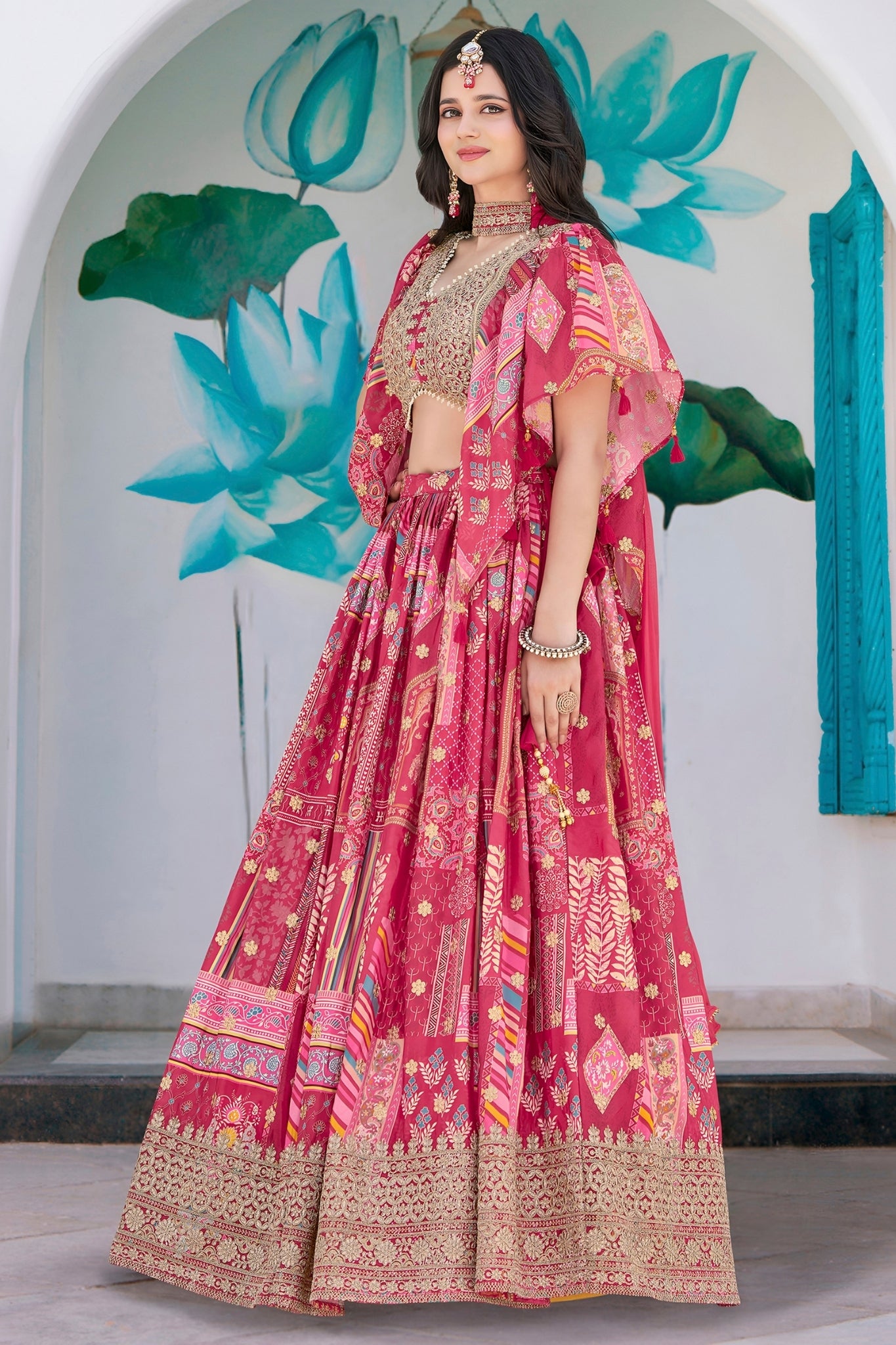 Ethereal Elegance Designer Wedding Lehenga Choli Set