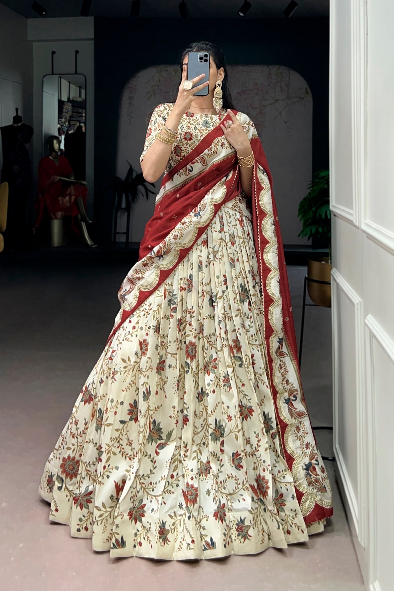 Premium Tasar Silk Lehenga Choli For Women