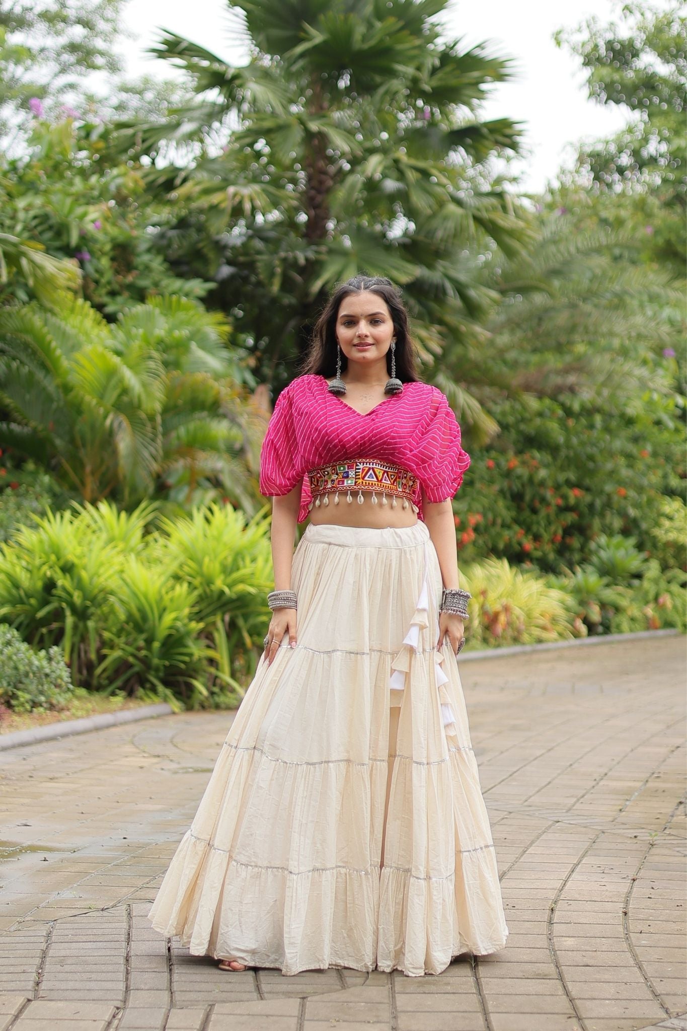 Standard Frill Design Navratri Lehenga Choli