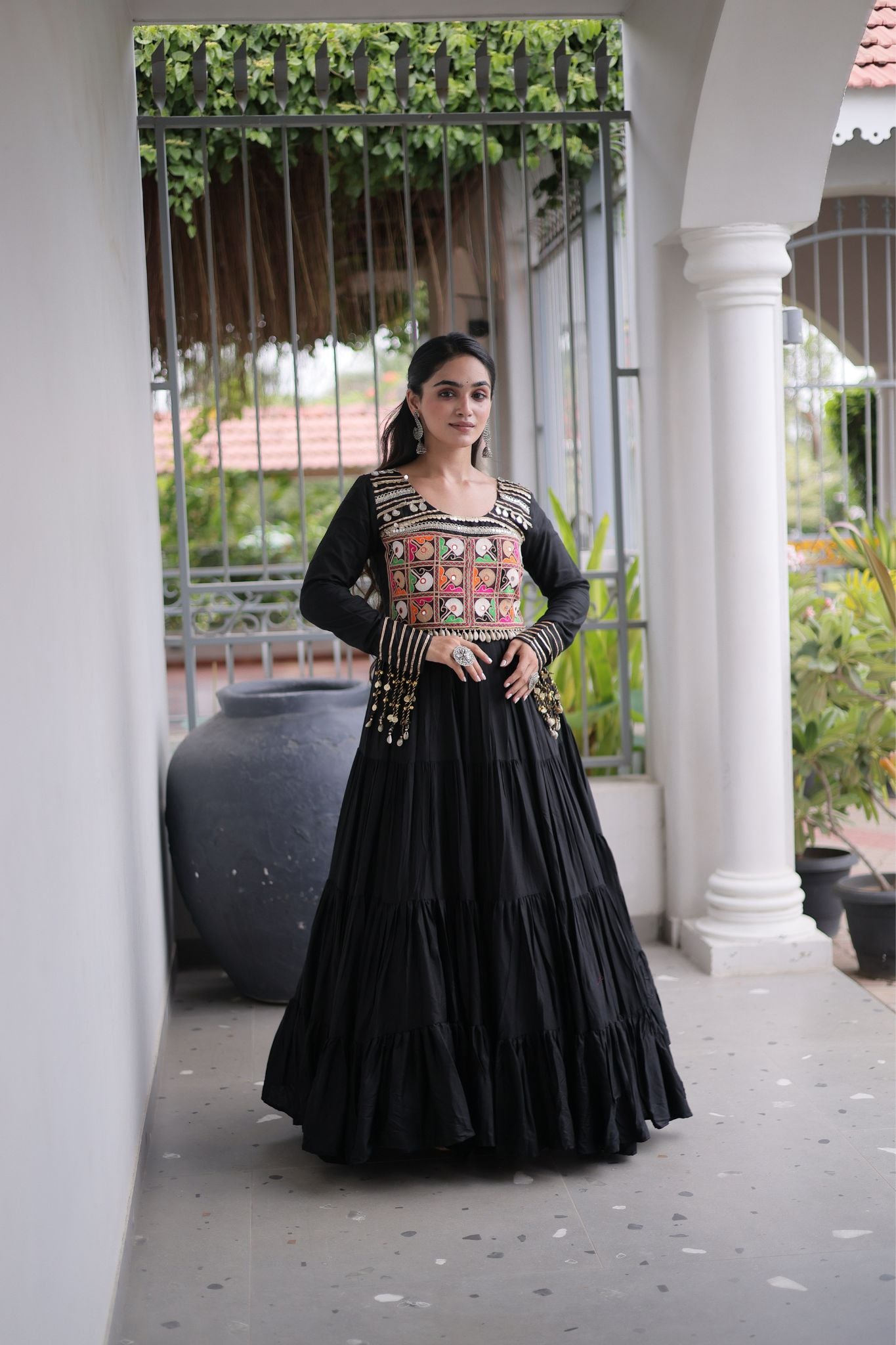 Raasrang Navratri Special Designer Gown for Women